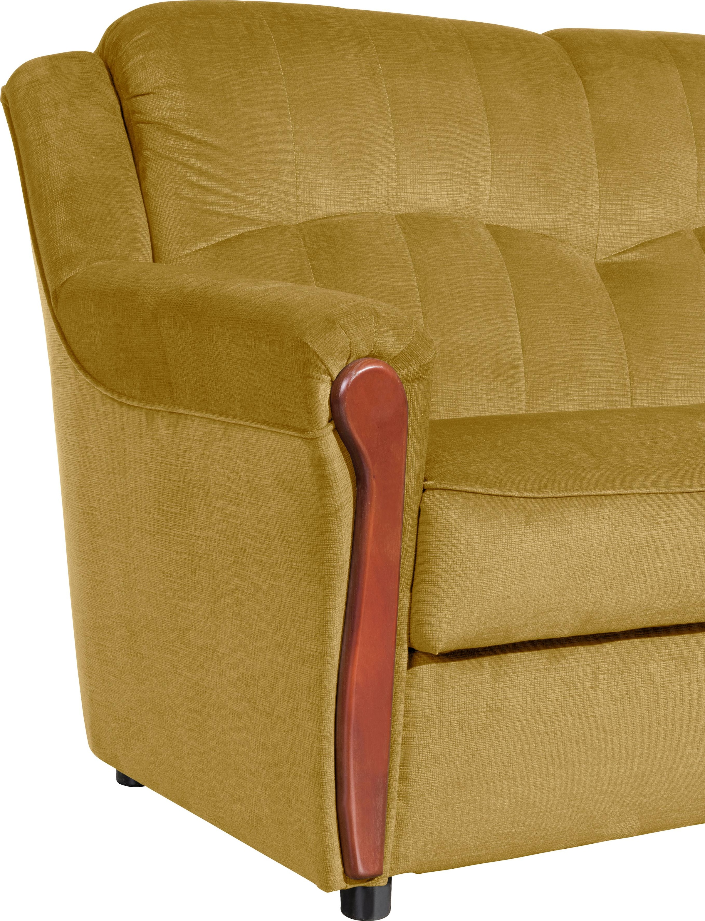 Max Winzer® 3-Sitzer »Trier klassisch und komfortabel, Komfortsitzhöhe 47cm, Kippcouch«, hohe Rückenlehne, inklusive Bettfunktion & Bettkasten, Breite 206 cm