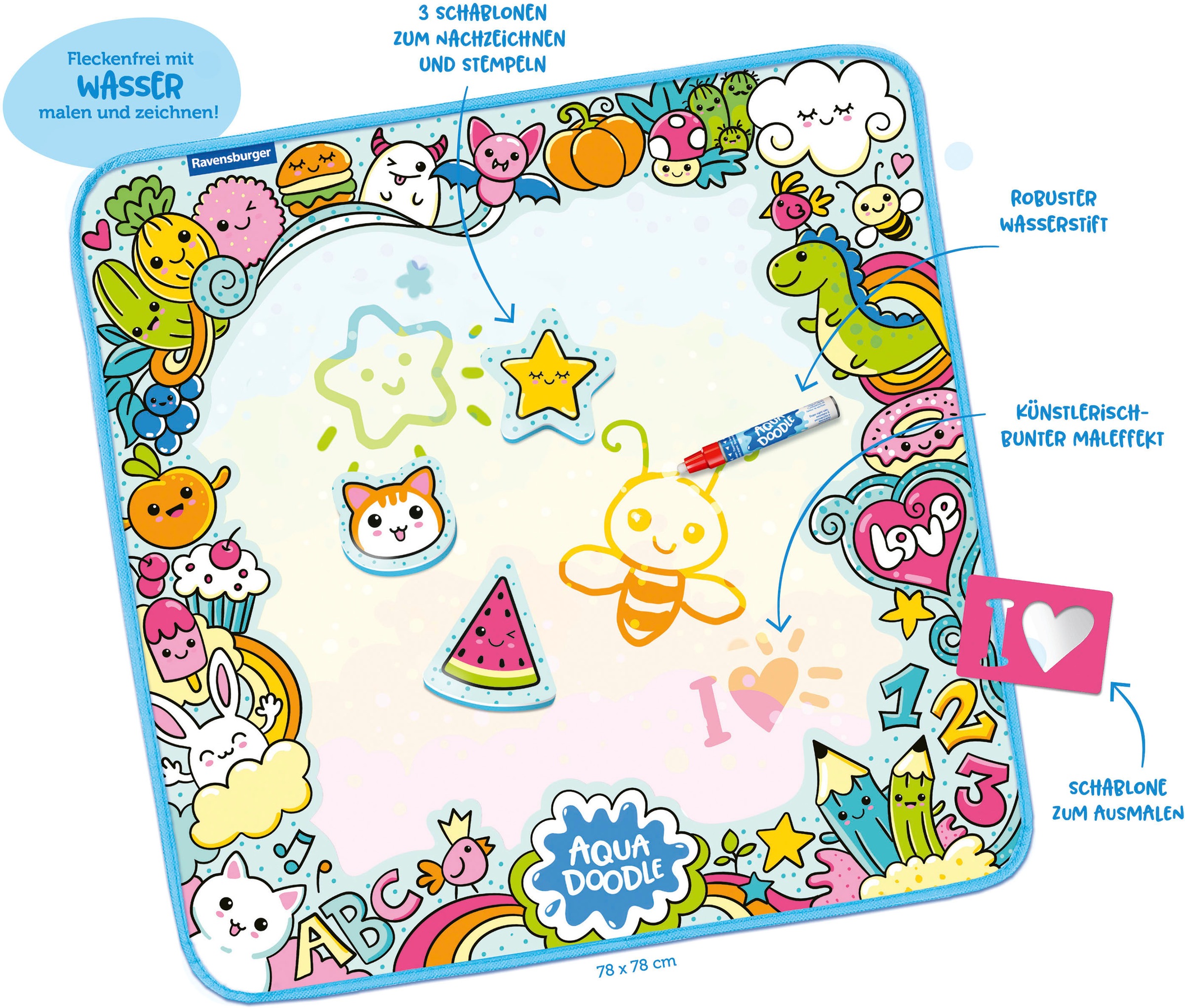 Ravensburger Kreativset »ministeps®, Aqua Doodle®, Little Artist«, Made in Europe