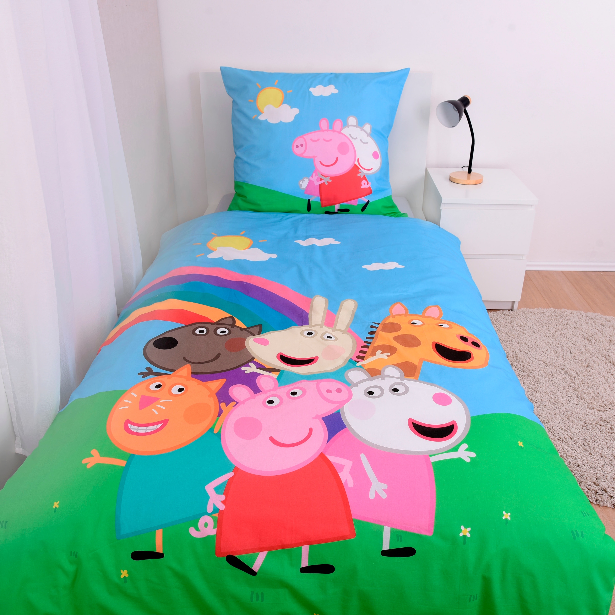 Peppa Pig Bettwäsche »Peppa Pig«, (2 tlg.), mit tollem Motiv