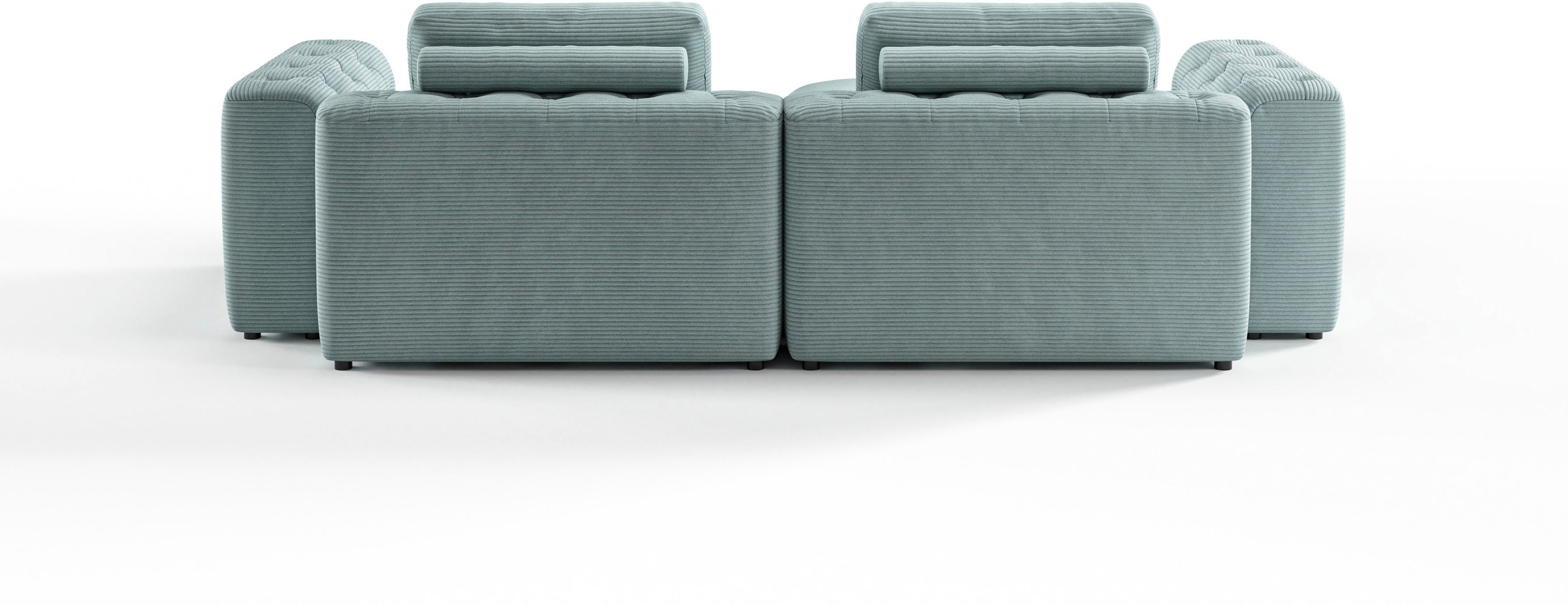 RAUM.ID Ecksofa »Cushid L-Form«, Modulset, bestehend aus 3 Teilen
