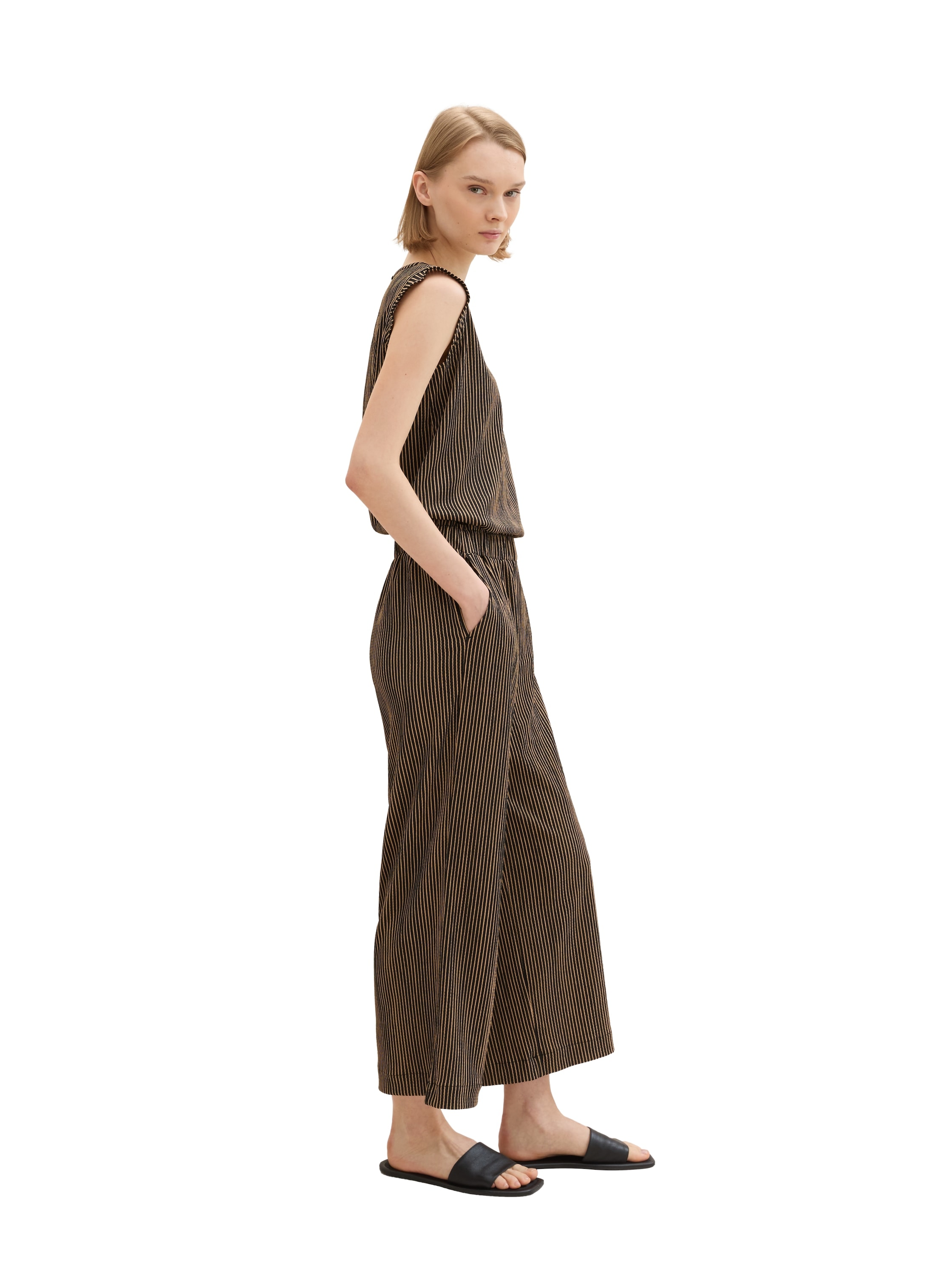 TOM TAILOR Denim Culotte, mit Streifenmuster