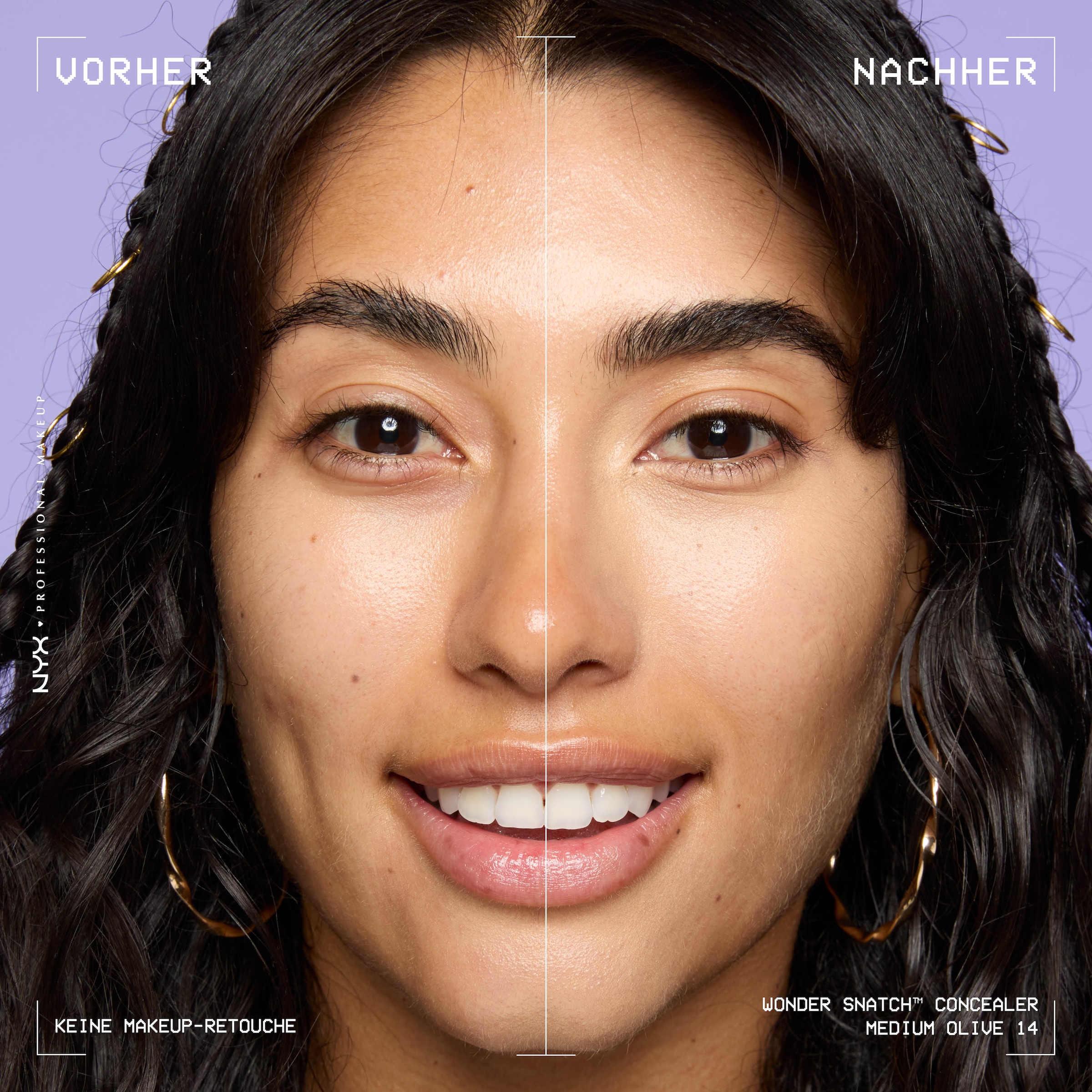 NYX Concealer »NYX Professional Makeup Wonder Snatch Concealer« kaschiert Augenringe und Unreinheiten, deckt bis zu 24 Stunden