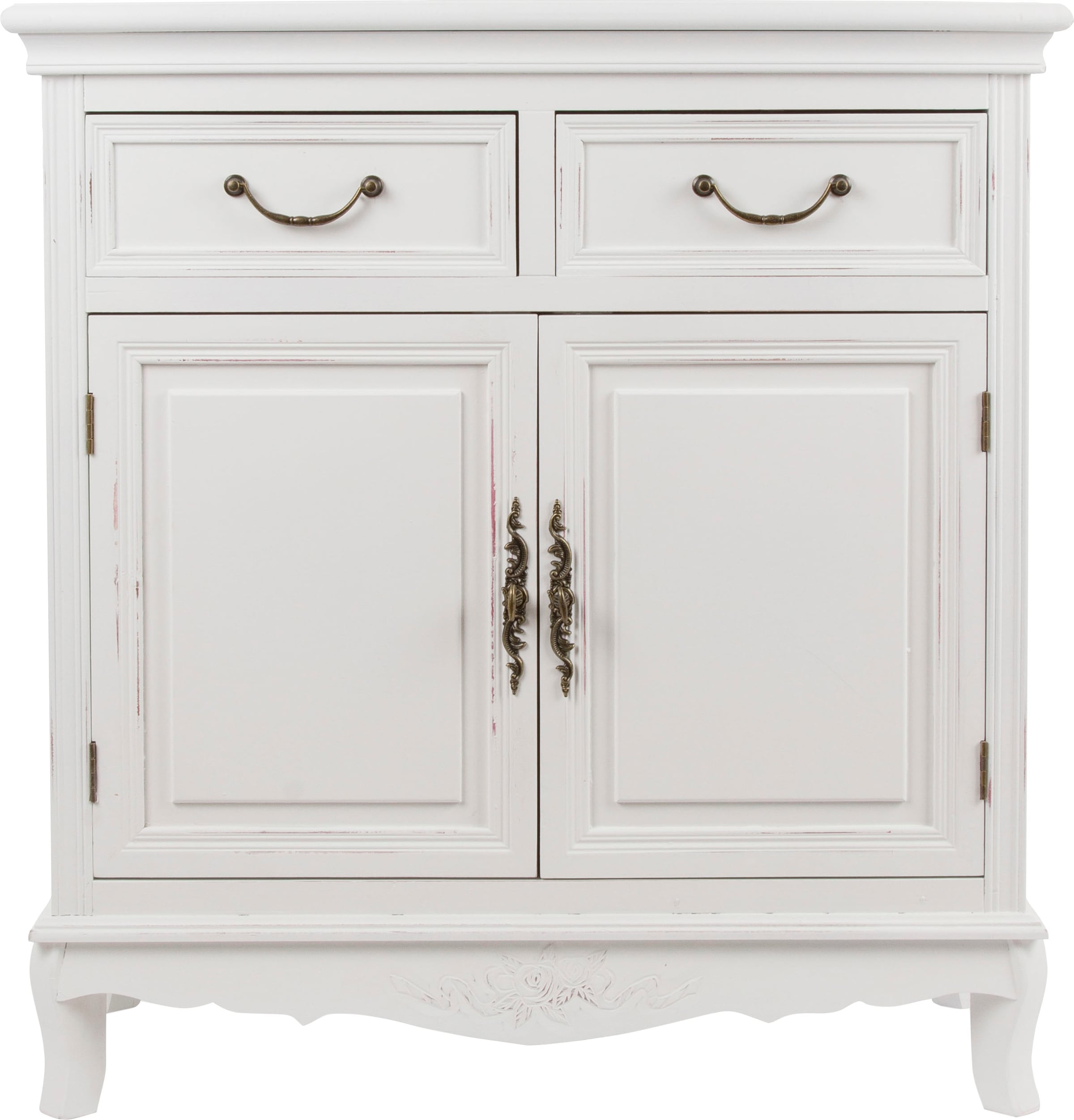my Flair Kommode »Elegance«, Kommode, mit Rosenmotiven im Landhausstyle, geschwungene Formen