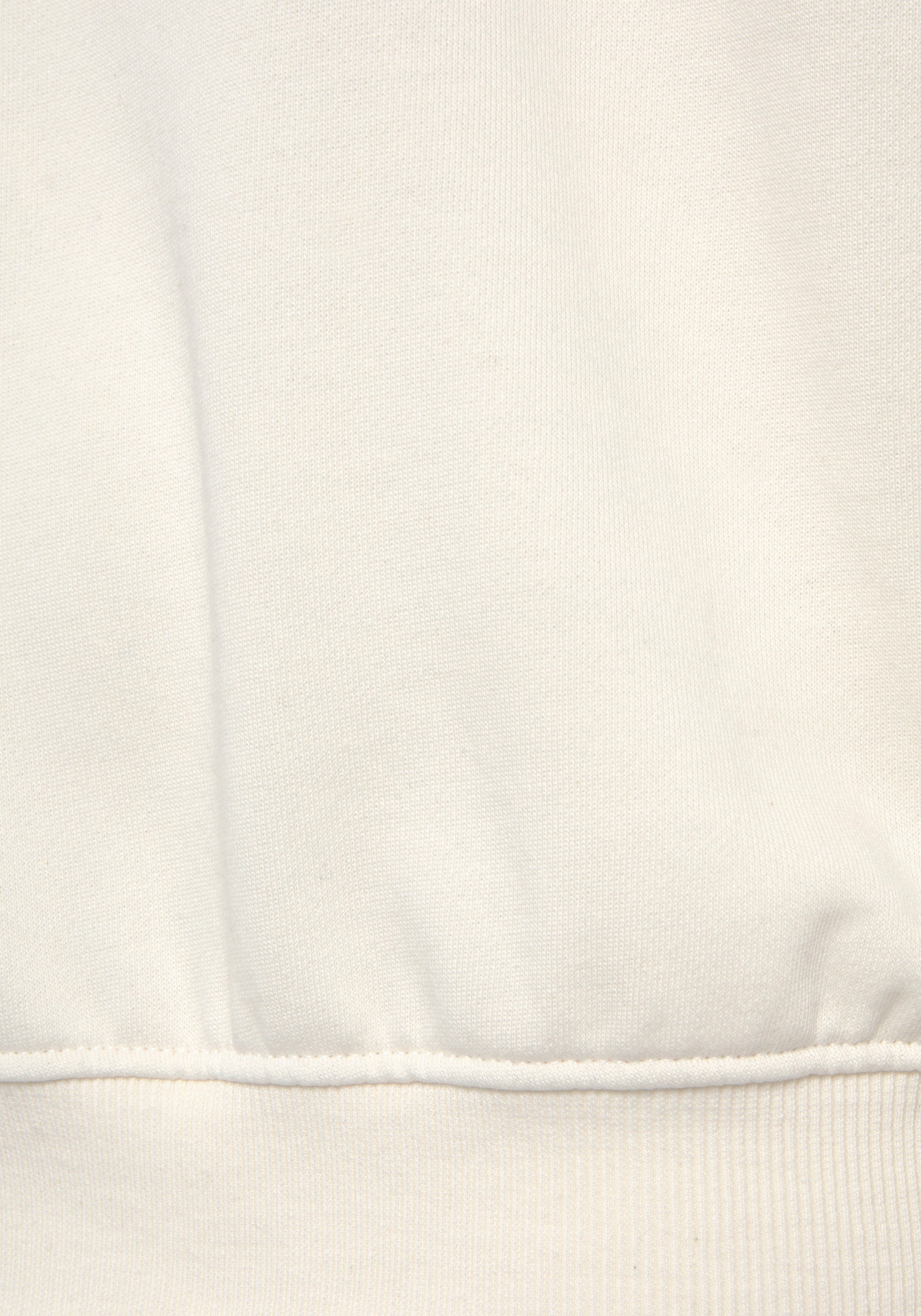 Buffalo Sweatshirt, mit Rippbündchen und Sunshine Druck, Loungewear