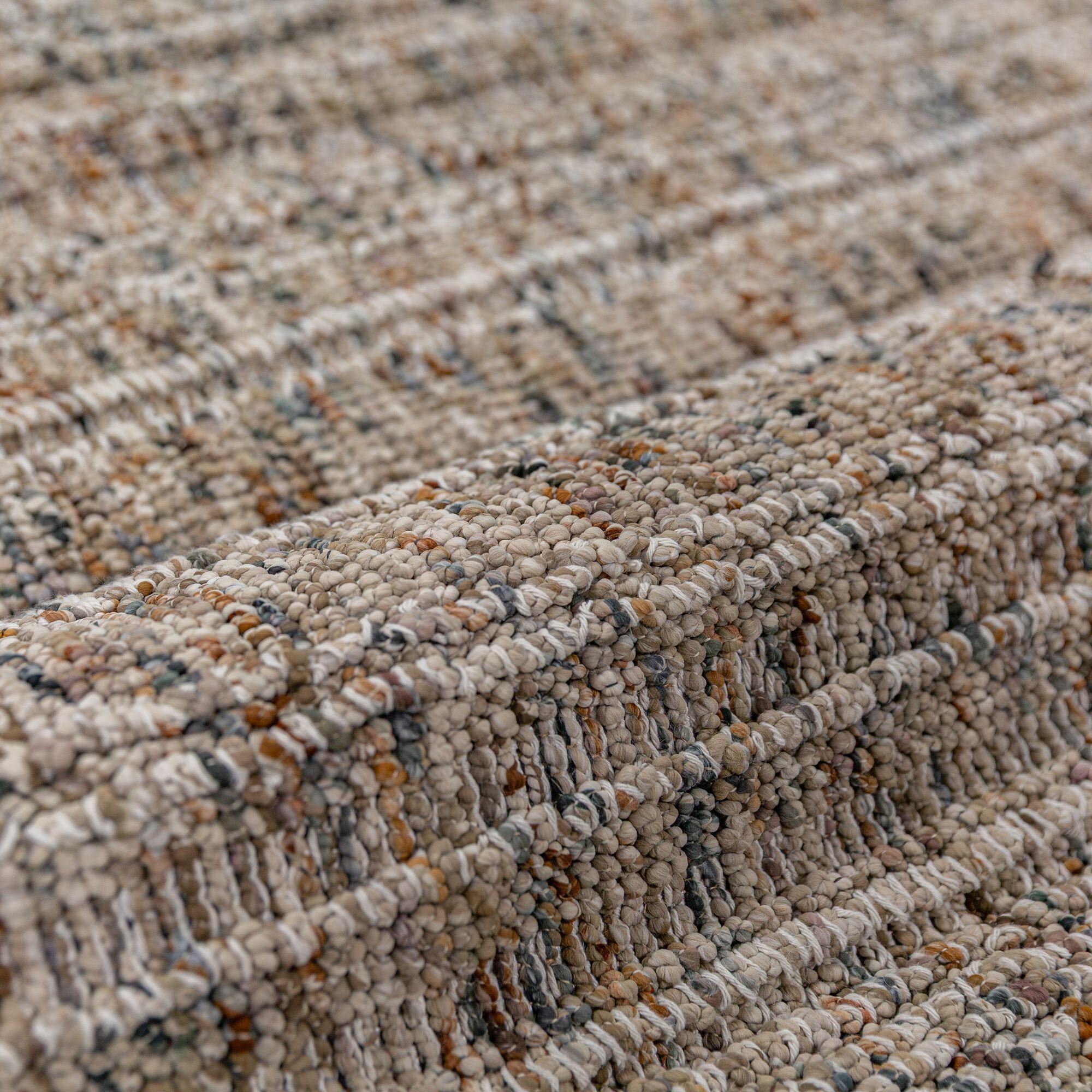 FLAIR RUGS Designteppich »AMILY« rechteckig 12 mm Höhe Meliertes Design, Für Wohn-, Schlaf- und Esszimmer geeignet