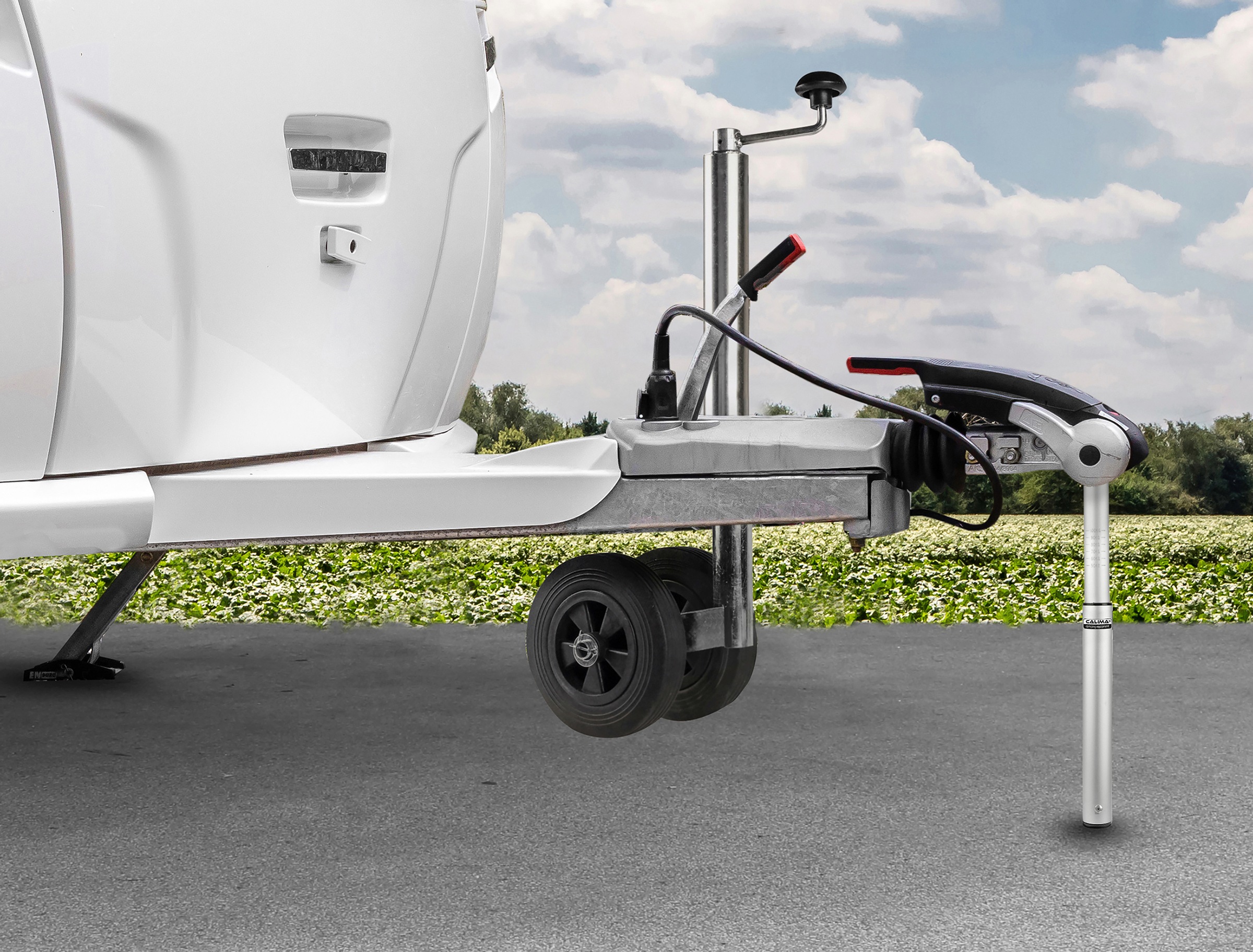 CALIMA Stützlastwaage »Deichselwaage«, 50 bis 100 kg, Alu, für Wohnwagen und Anhänger