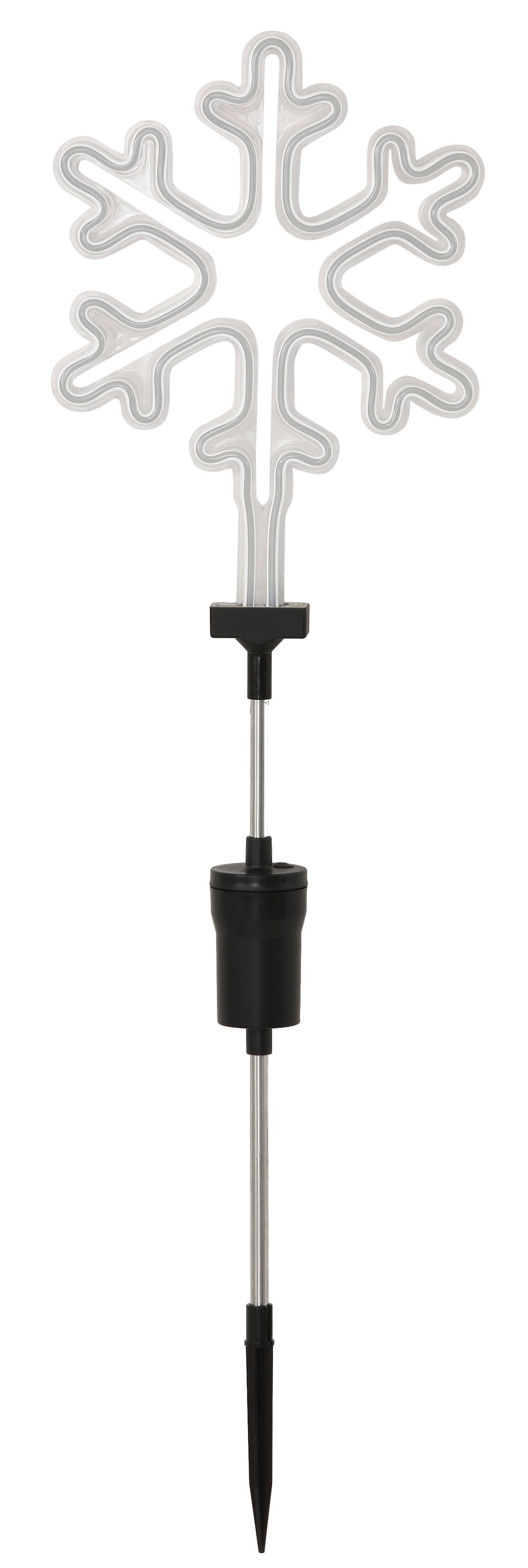 3. Bild von BONETTI LED Gartenleuchte »Schneeflocke«, LED Neon Stab für den Garten