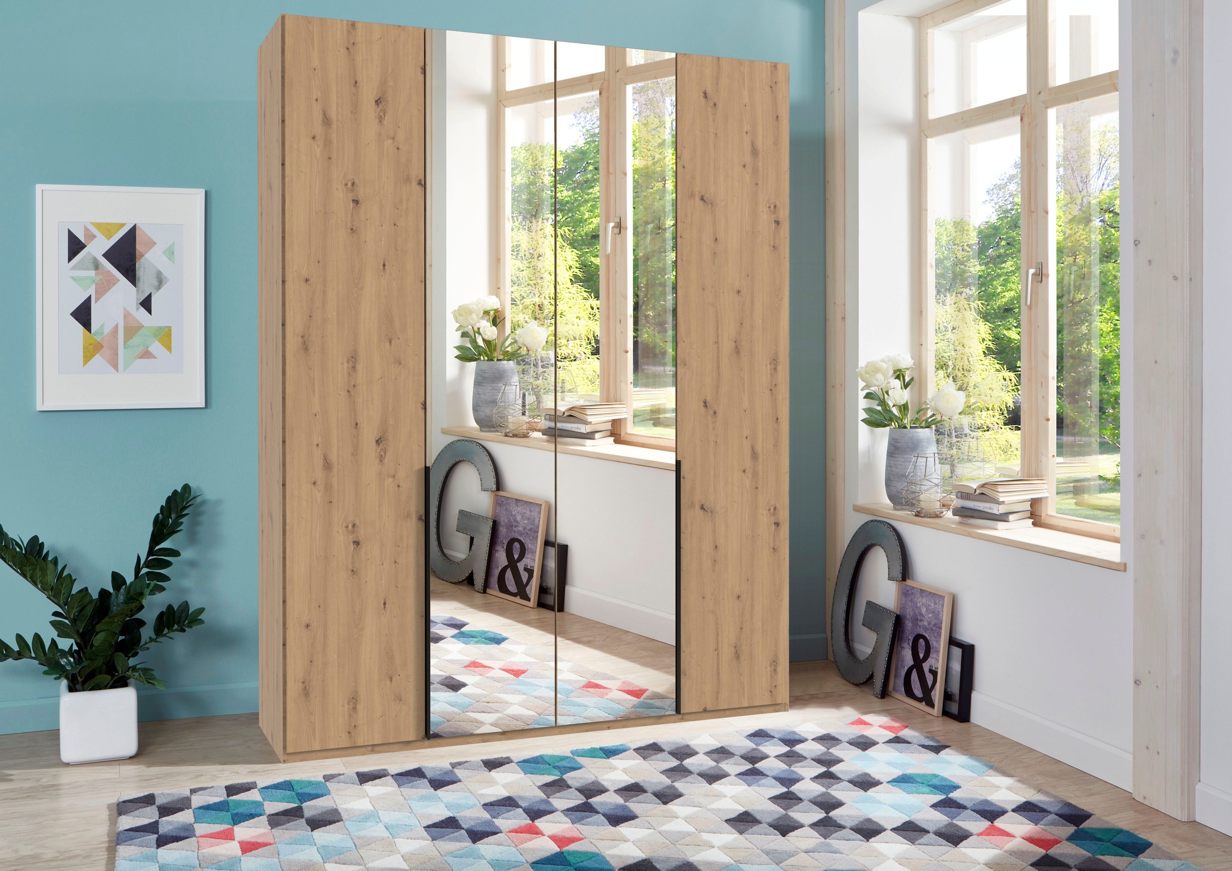 Wimex Kleiderschrank »Mugano,in 8 Breiten,3 Höhen,2 Tiefen, viele Farben, M günstig online kaufen