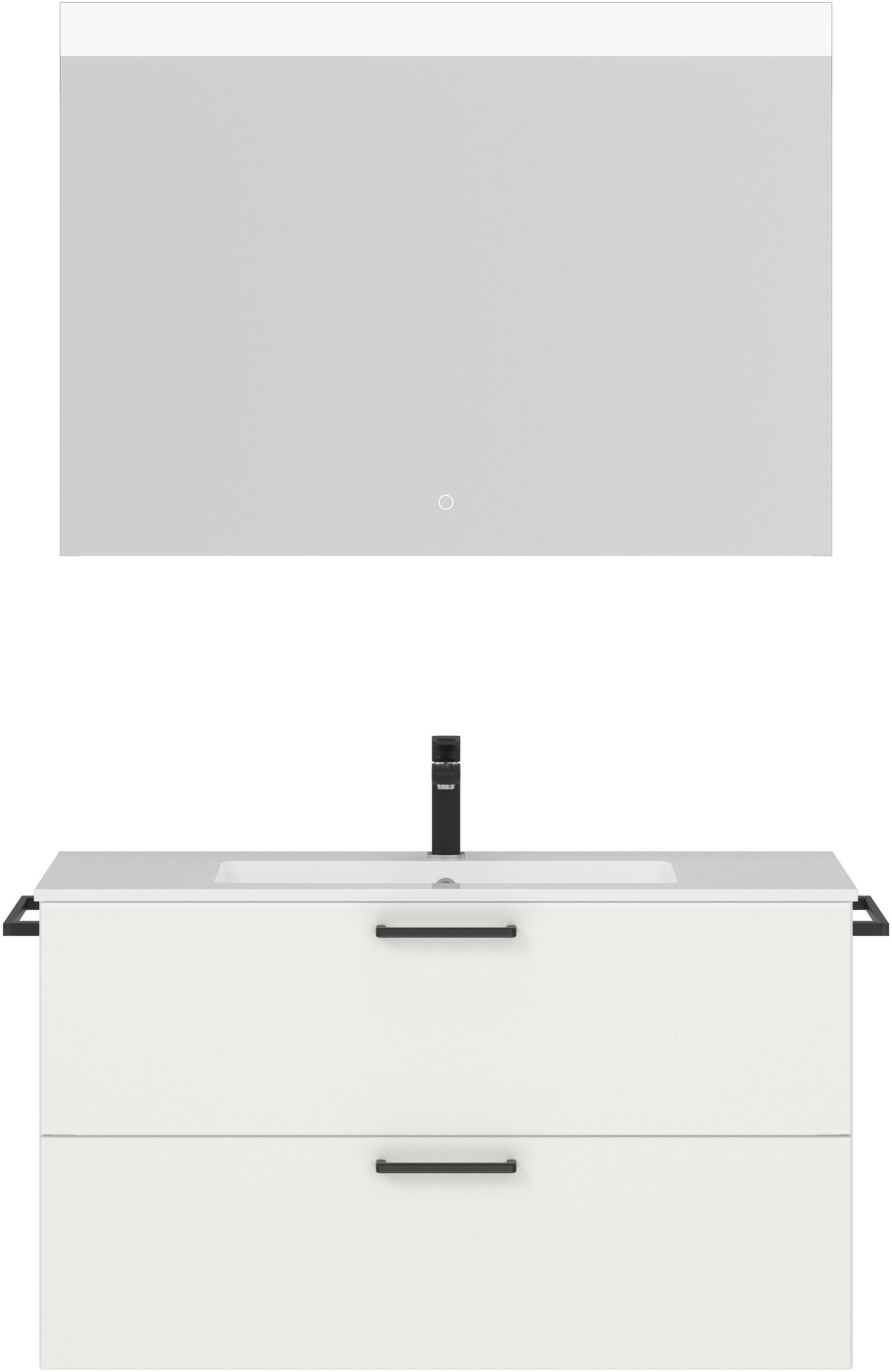 nobilia® Badmöbel-Set »Tolvina« vormontiert, mit Soft-Close, 2 Stk. tlg. günstig online kaufen