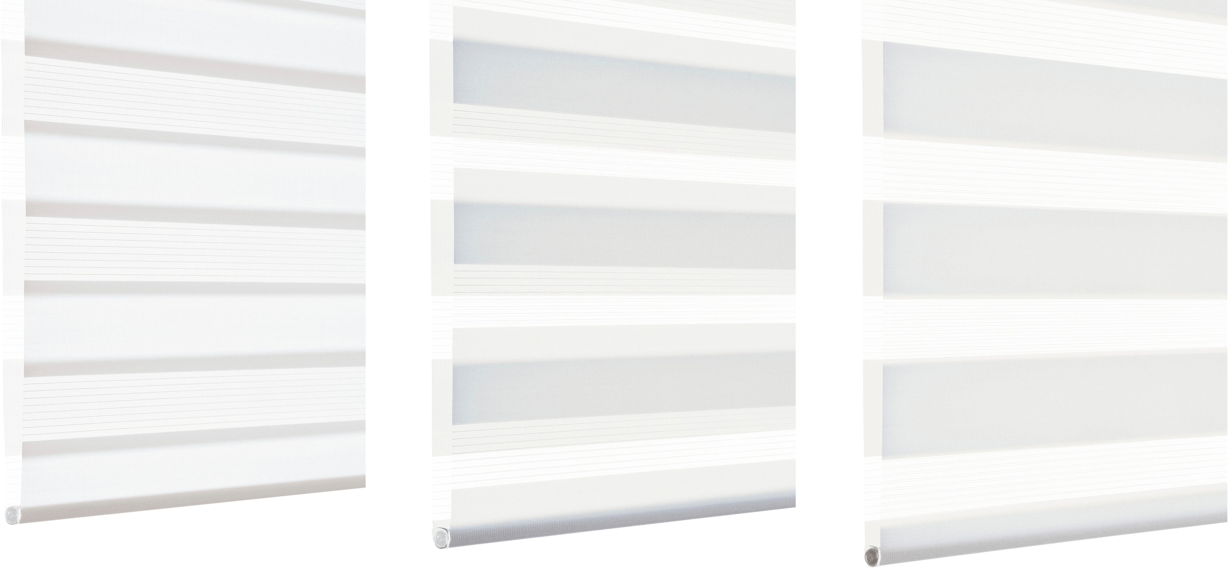my home Seitenzugrollo »Duo Klemmrollo Easyfix«, Lichtschutz, Sichtschutz, ohne Bohren, freihängend, halbtransparent, vormontiert auf Montageschiene
