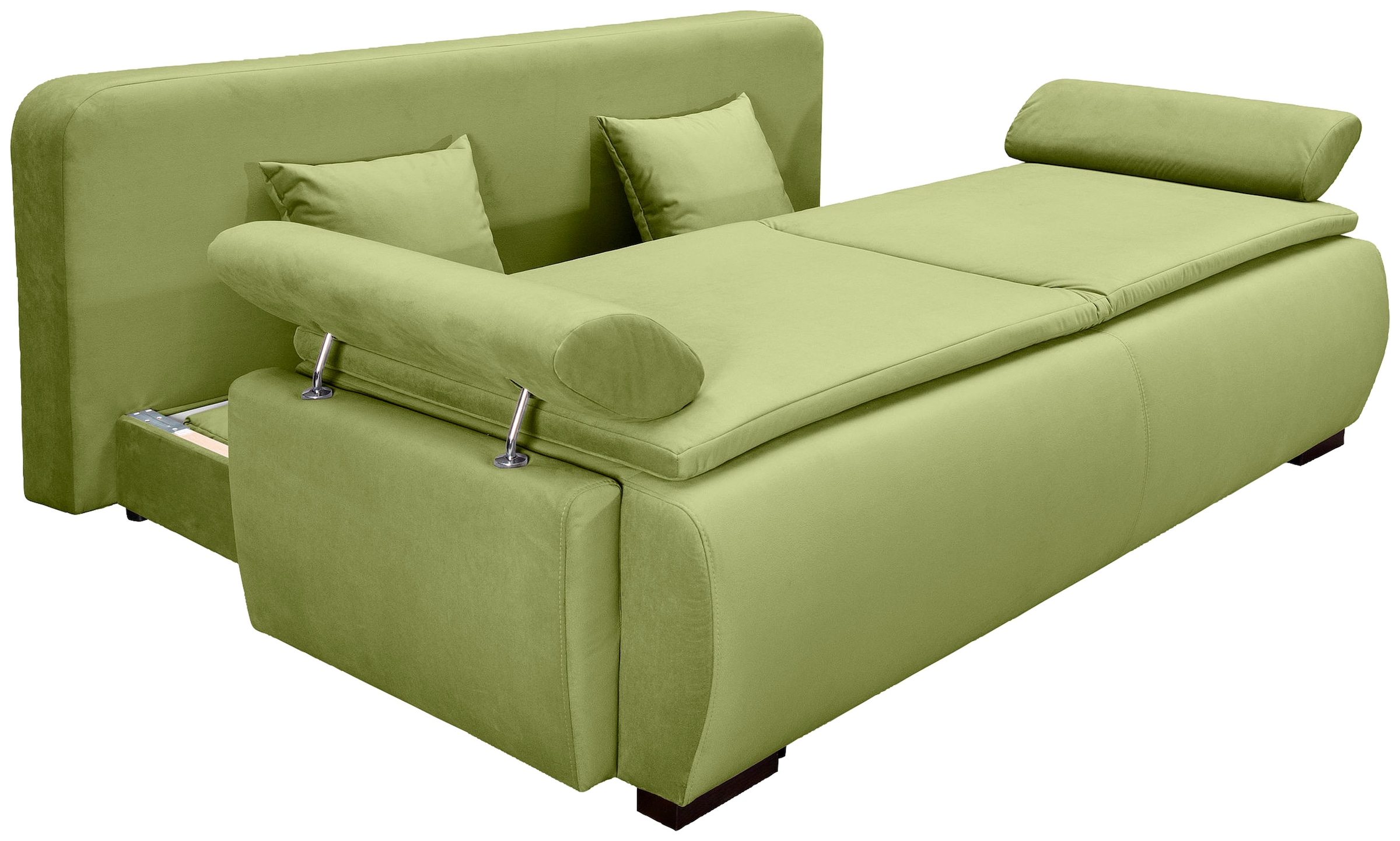 INOSIGN Schlafsofa »Romeo«, mit Boxspringaufbau, Bettfunktion & Bettkasten, Dauerschlafsofa