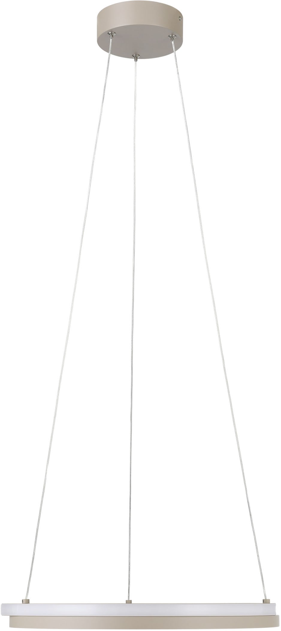 EGLO Hängeleuchte »MEZZOMONTE Pendellampe - Alu, Stahl - LED - 40W - IP20« LED-Modul 1 Stk. Kaltweiß | Neutralweiß | Warmweiß Hängelampe, Deckenlampe, Wohnzimmer, Esszimmer, H110 x Ø48 cm