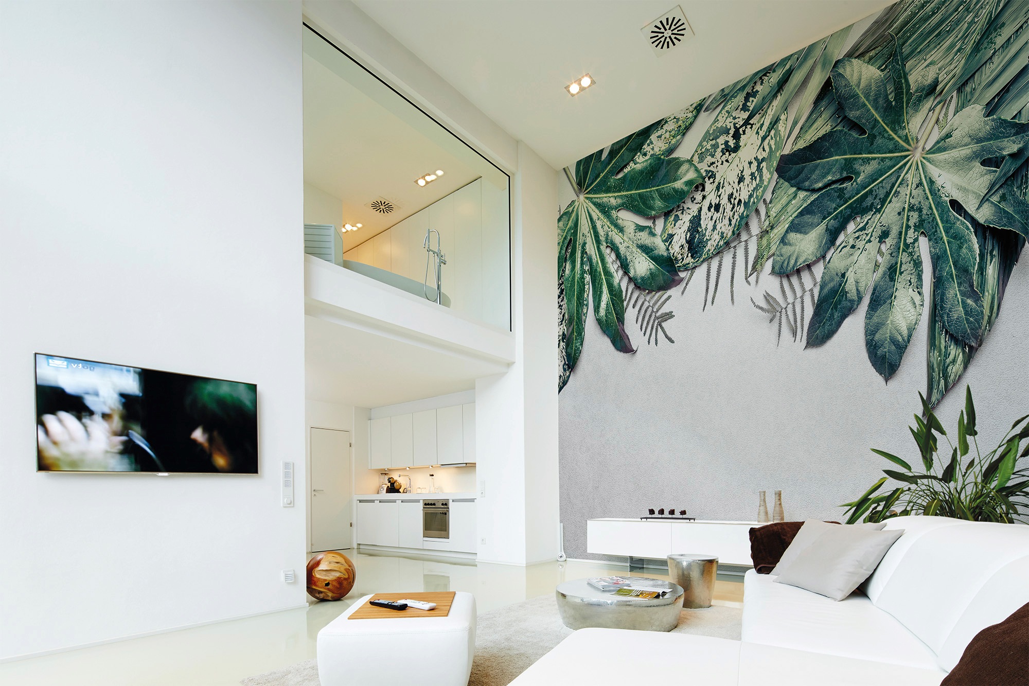 living walls Fototapete »Designwalls Leaves Variety 2« glatt Vlies, Wand, S günstig online kaufen