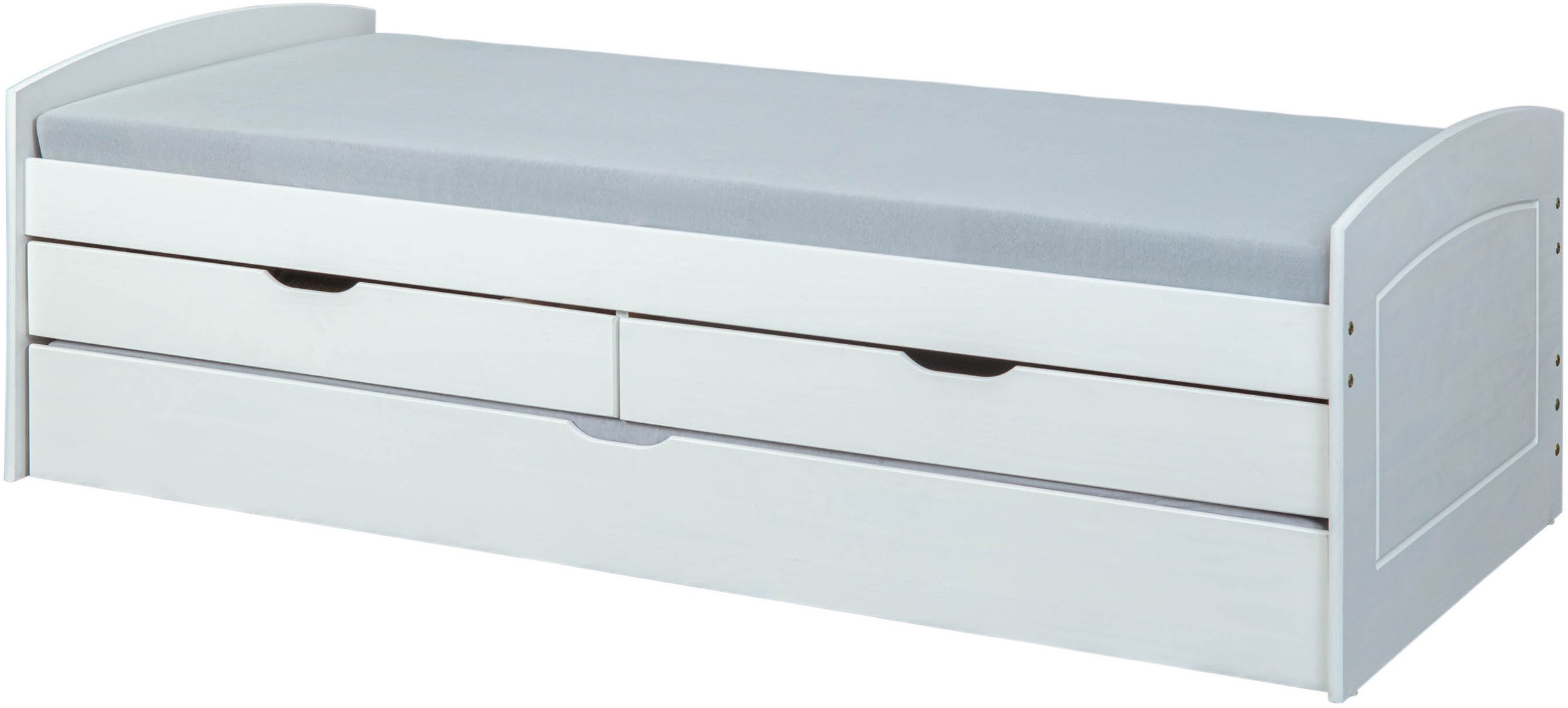 Kinderbett INTER LINK, weiß, weiß, weiß, B:98cm H:63cm L:204cm, Betten, Kinderbett