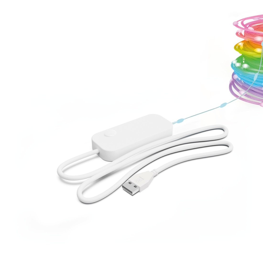 Hama LED-Lichterkette »LED-Lichterkette (außen IP65 und innen, bunt + Effekte, mit App, 10 m)«, 100 St.-flammig