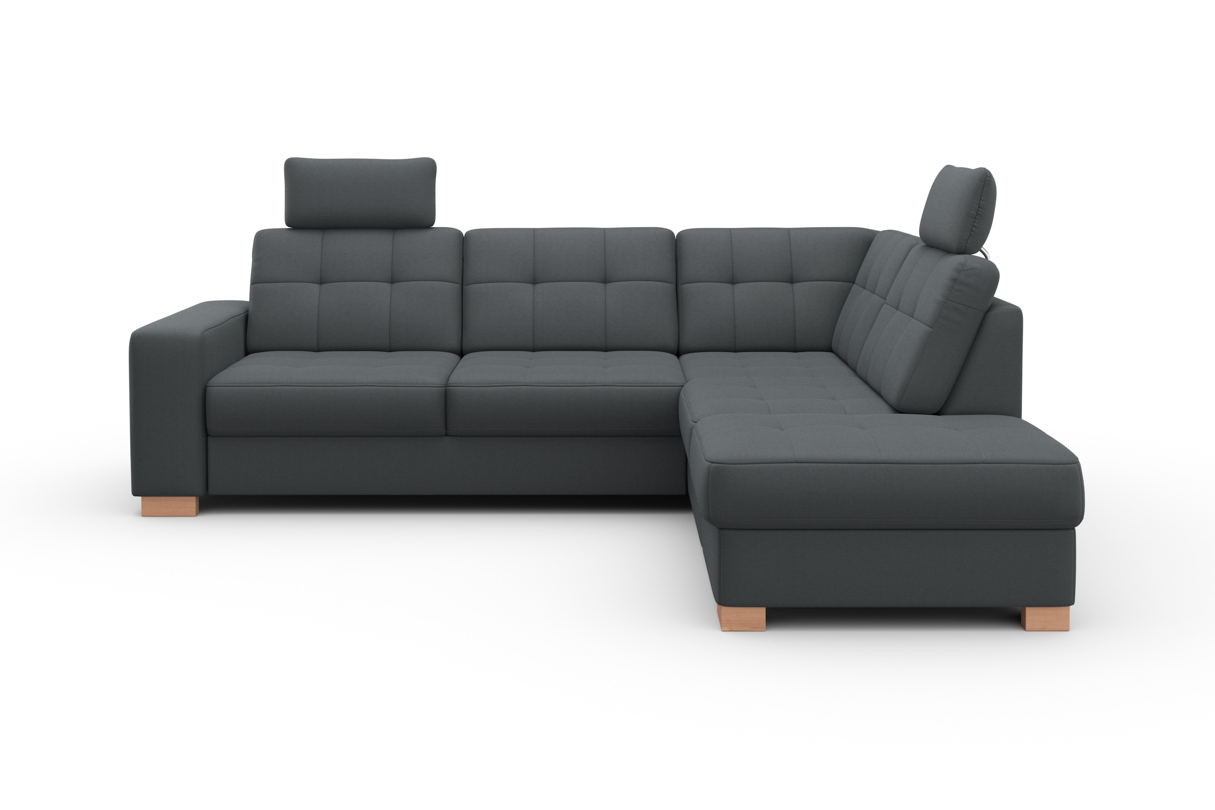 sit&more Ecksofa »Quincy L-Form«, wahlweise mit Bettfunktion und Bettkasten