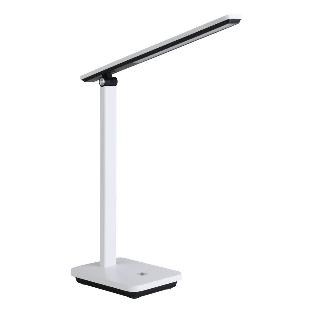 EGLO Tischleuchte »INIESTA LED Tischlampe, weiß-schwarz, Touchsensor, dimmbar, USB«, 1 flammig, Leuchtmittel LED-Modul | LED fest integriert, Leselampe, Schreibtischlampe, 3-step CCT, Kopf verstellbar, 33x35x35cm