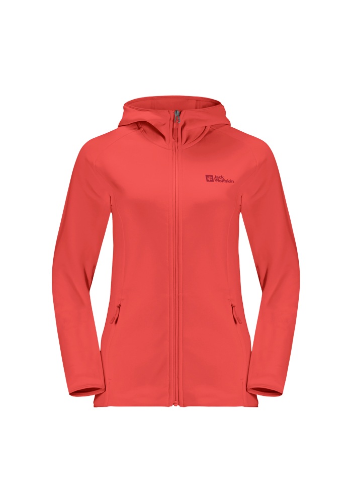 Jack Wolfskin Fleecejacke »BAISELBERG HOODED FZ W«, mit Kapuze