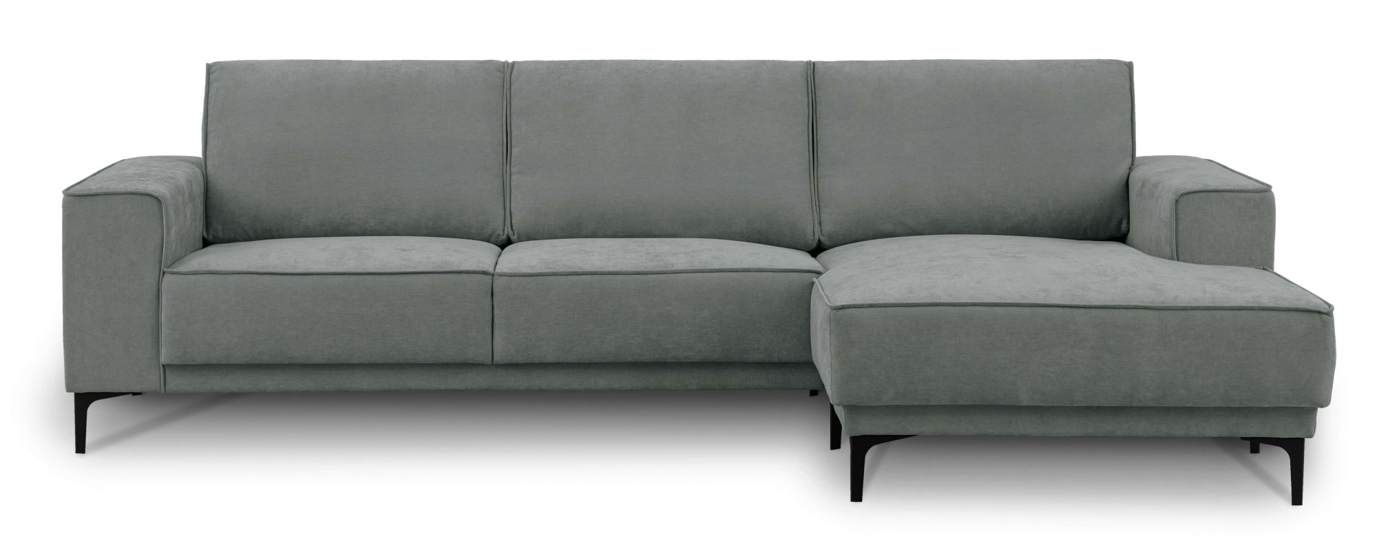 Places of Style Ecksofa »Polsterecke Oland, Struktur, Flachgewebe, Luxus-Mi günstig online kaufen
