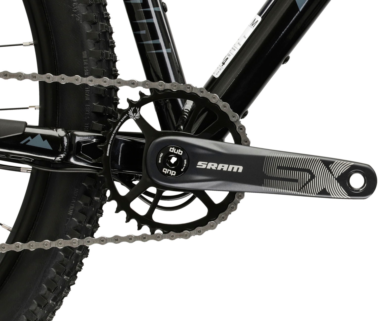 Kross Mountainbike »Hardtail Level 6.0«, 12 Gang, SRAM, NX EAGLE Schaltwerk, Kettenschaltung