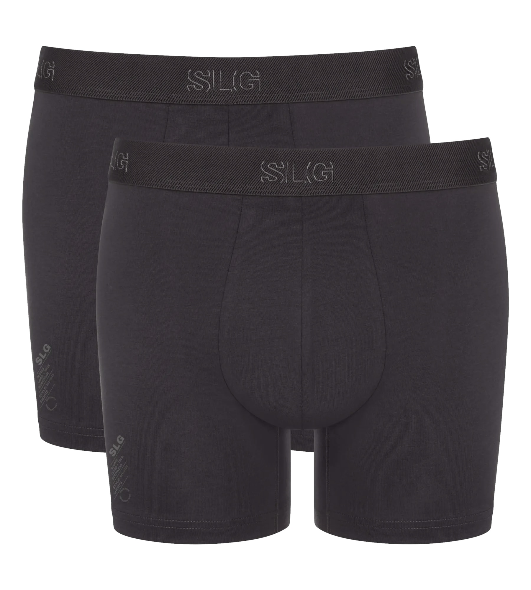 sloggi Boxershorts »SLG Base« weicher Elastikbund mit diskretem Logo, ohne Eingriff