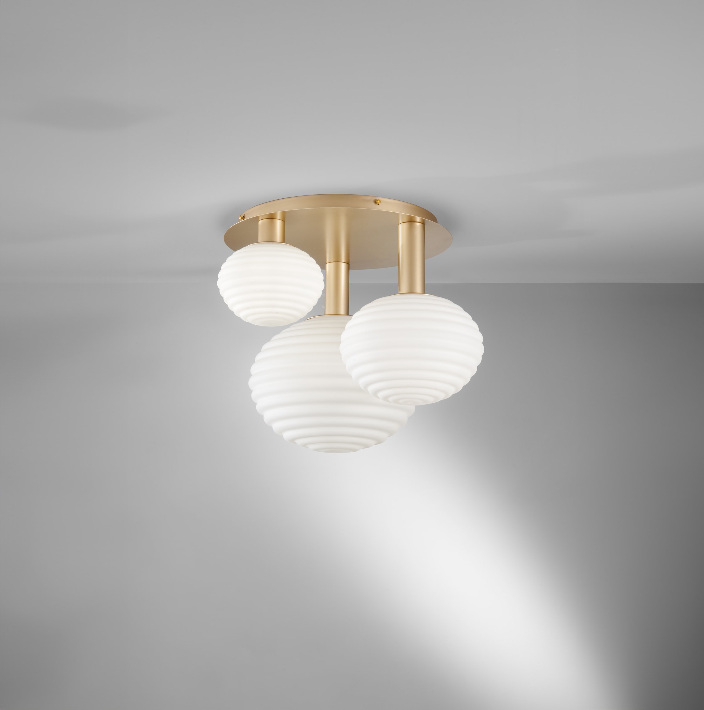 ECO-LIGHT Deckenleuchten »Deckenleuchte RIPPLE«, 3 flammig, Leuchtmittel E27 | Leuchtmittel wechselbar