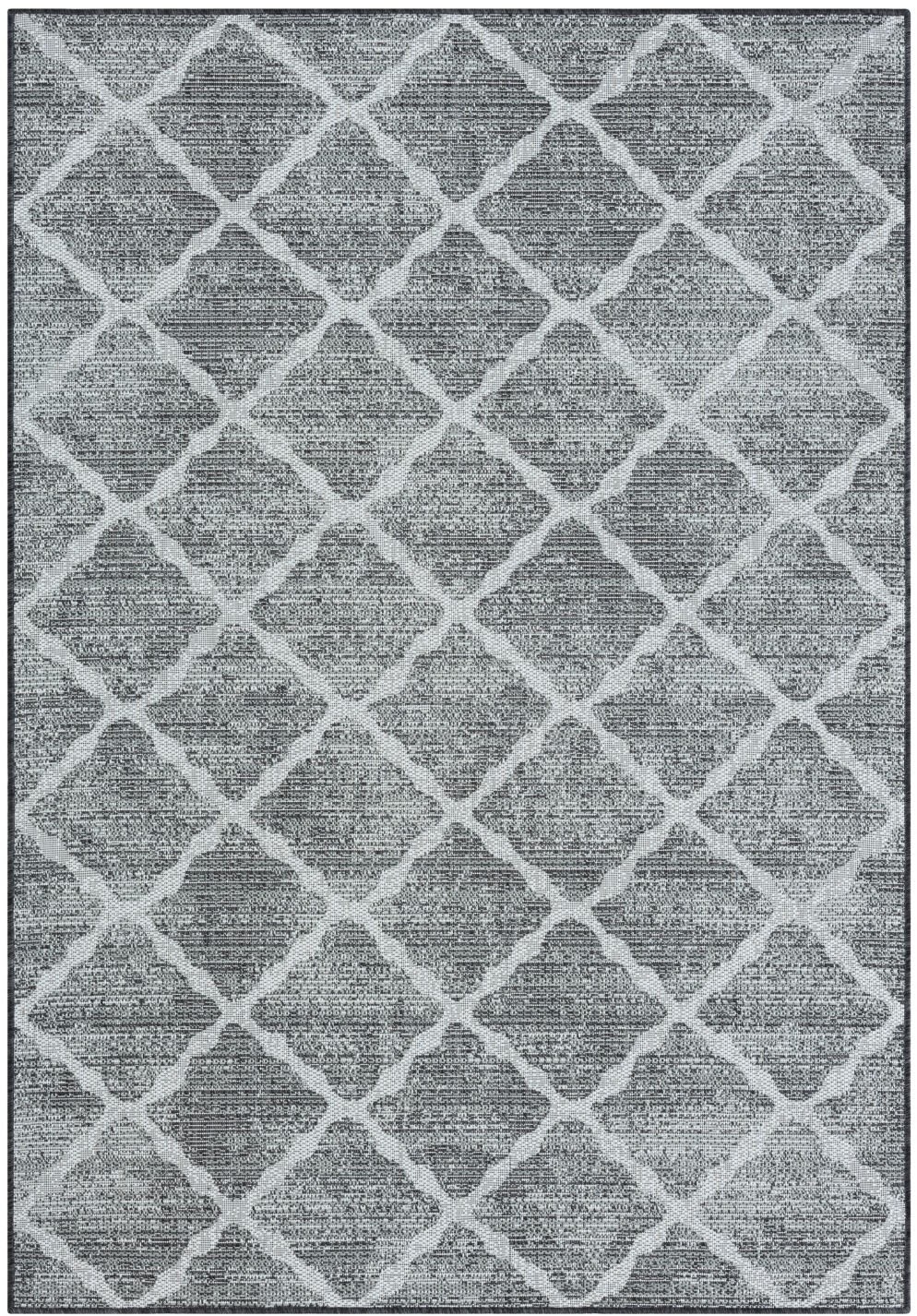 Myflair Möbel & Accessoires Teppich »Astral Lagerräumung«, rechteckig, 6 mm Höhe, modernes Rauten Design, Outdoor geeignet, Balkon, Terrasse