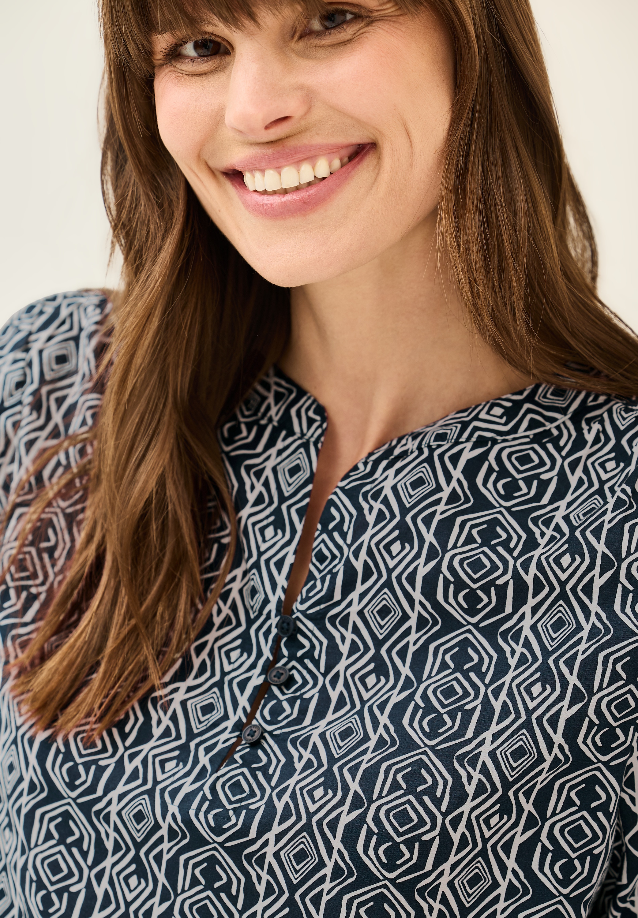 Cecil Druckbluse, mit grafischem Muster