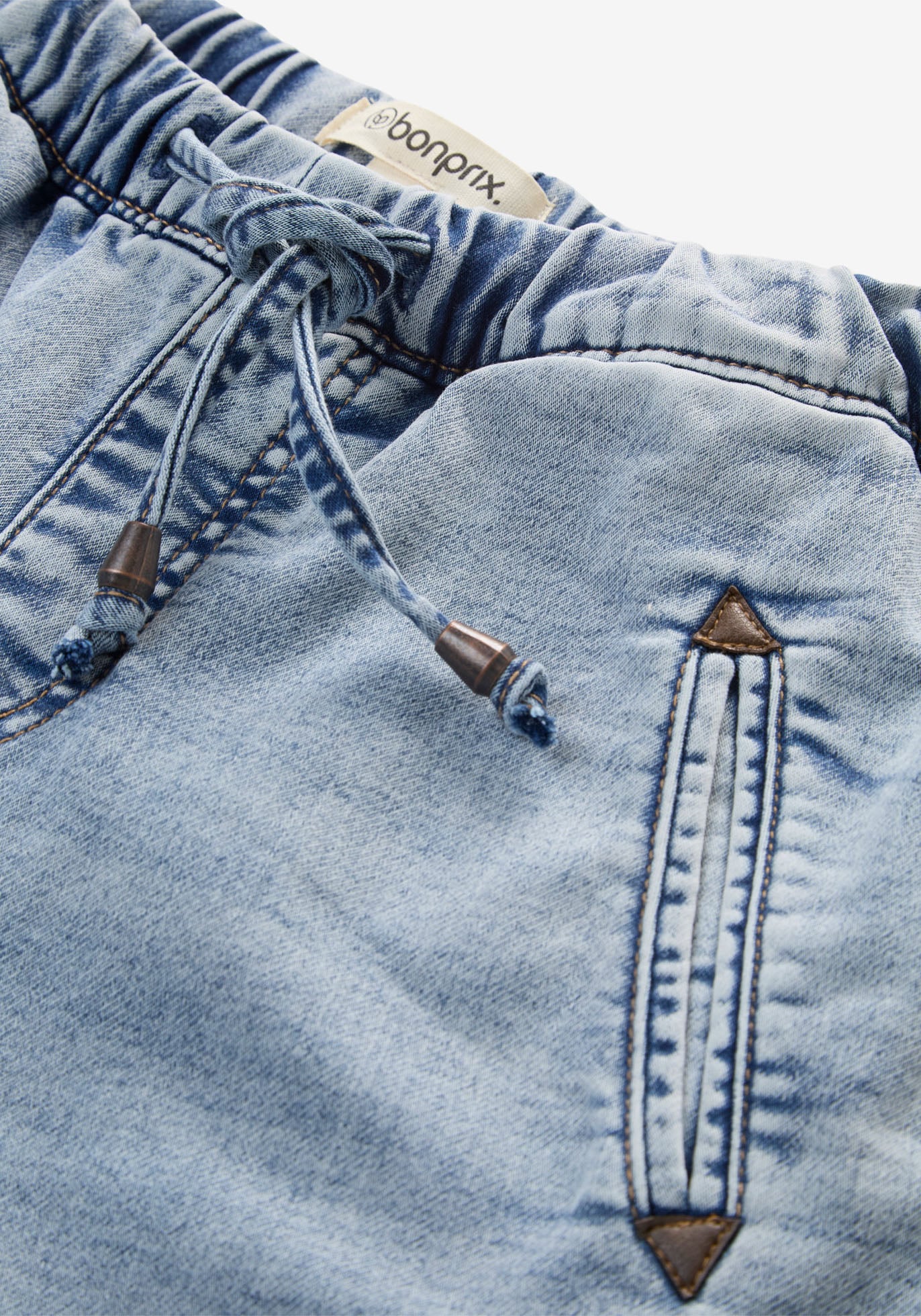 bonprix Jeansjeggings loose fit Passform, aus Baumwolle, Polyester und Elasthan
