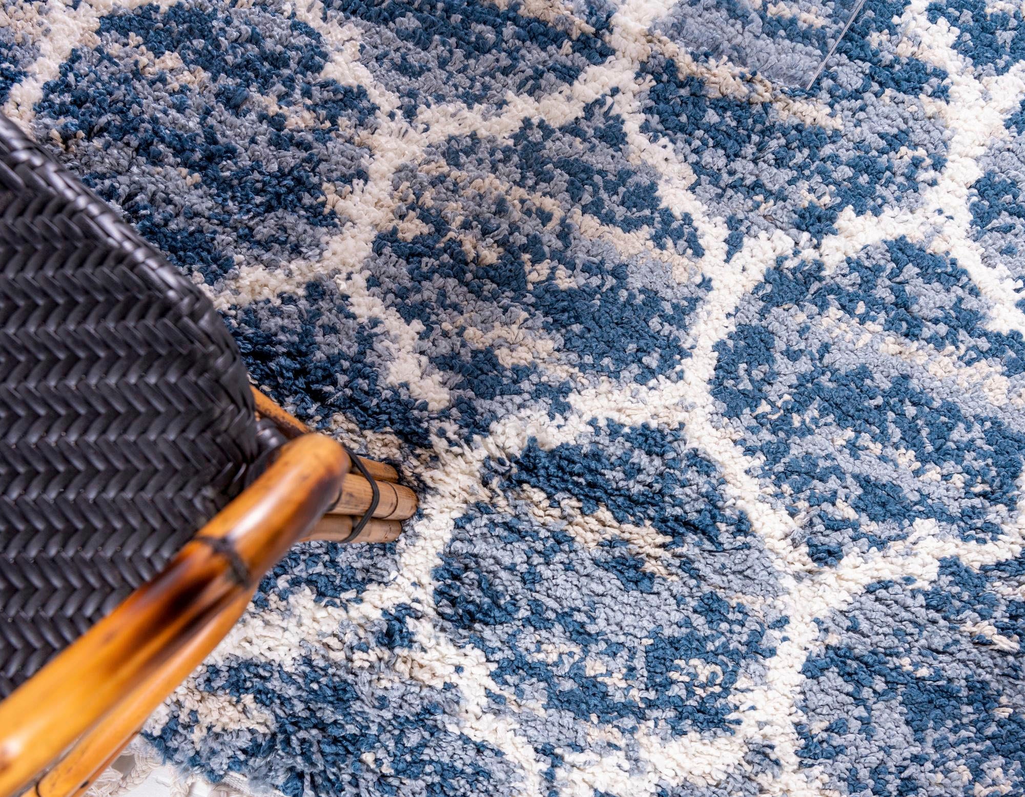 Myflair Möbel & Accessoires Hochflor-Teppich »Top Shag Lagerräumung«, rund, 32 mm Höhe, gewebt, melierte Optik, weich & kuschelig