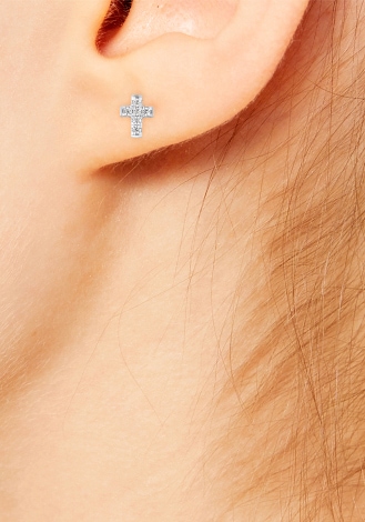 s.Oliver Paar Ohrstecker »2034853«, mit Zirkonia (synth.)