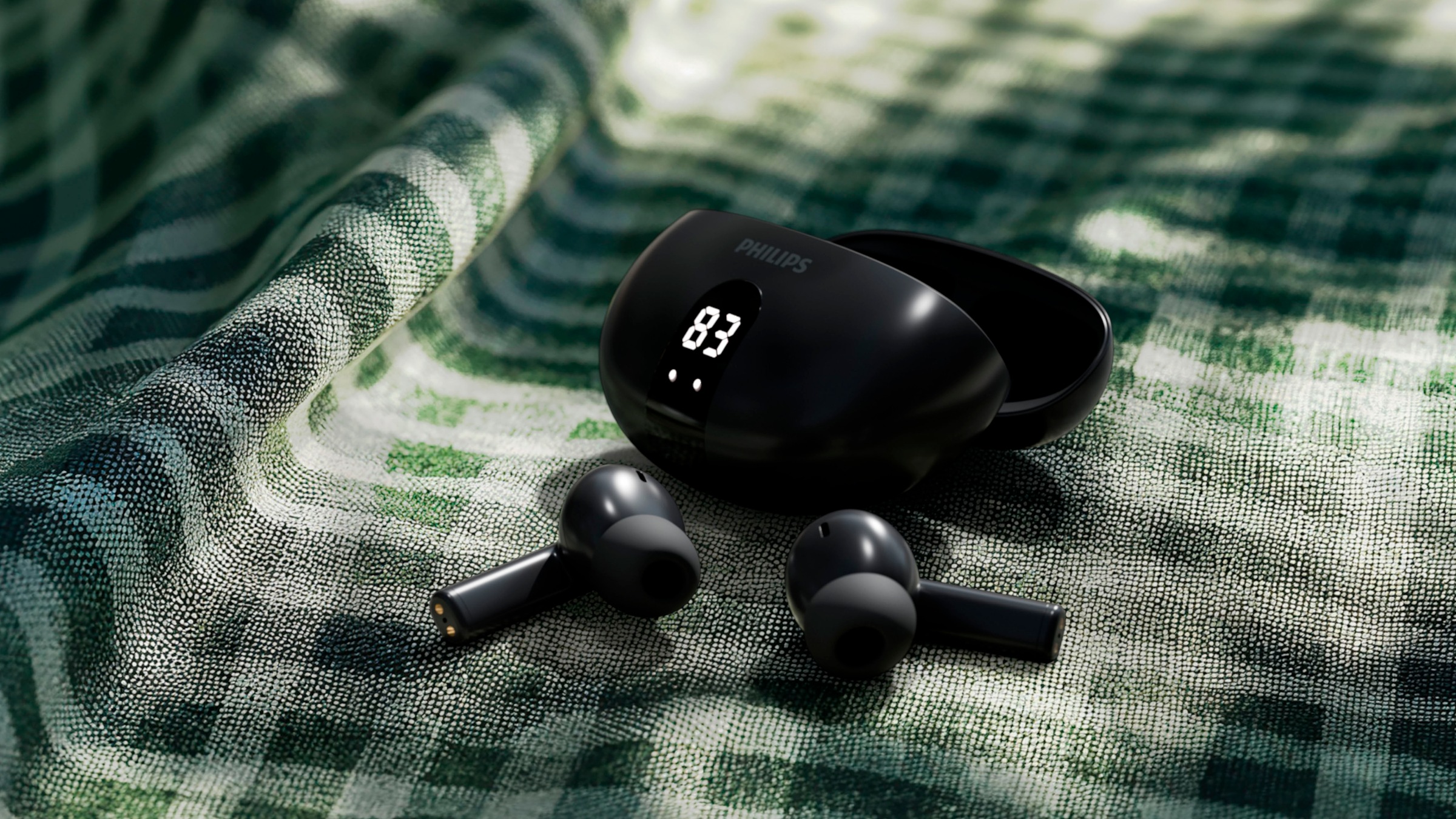 Philips wireless In-Ear-Kopfhörer »TAT2520«, Bluetooth, Adaptive Noise-Cancelling-Freisprechfunktion-Multi-Point-Verbindung-Rauschunterdrückung-Sprachsteuerung-kompatibel mit Siri