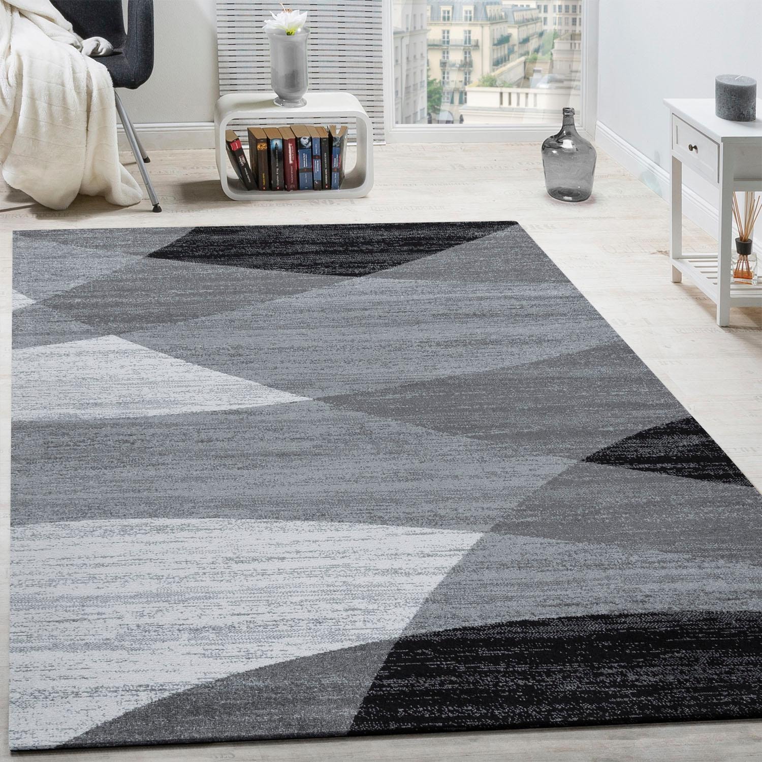 Paco Home Teppich »Fiesta 110«, rechteckig, 12 mm Höhe, Kurzflor, Designer günstig online kaufen