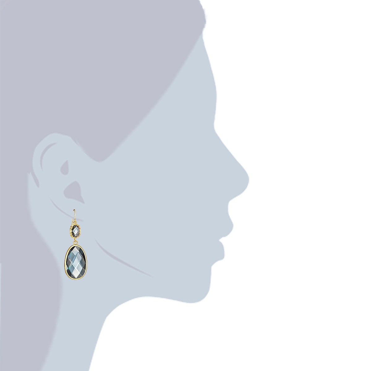 Lulu & Jane Paar Ohrhänger »Set: LJ245« Messing