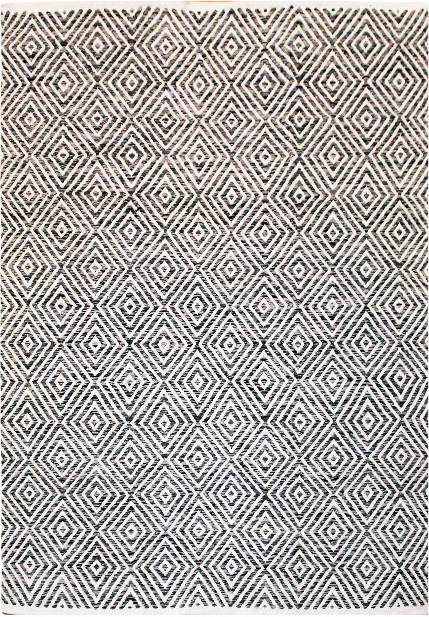 my home Teppich "Tiara" rechteckig 7 mm Höhe mit Rauten-Muster, Teppich aus günstig online kaufen