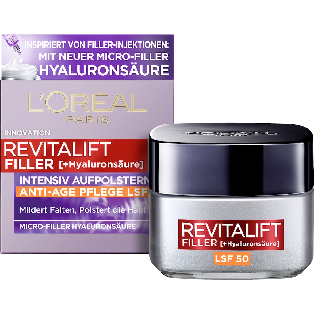 L'ORÉAL PARIS Tagescreme »Revitalift Filler Tag LSF 50«