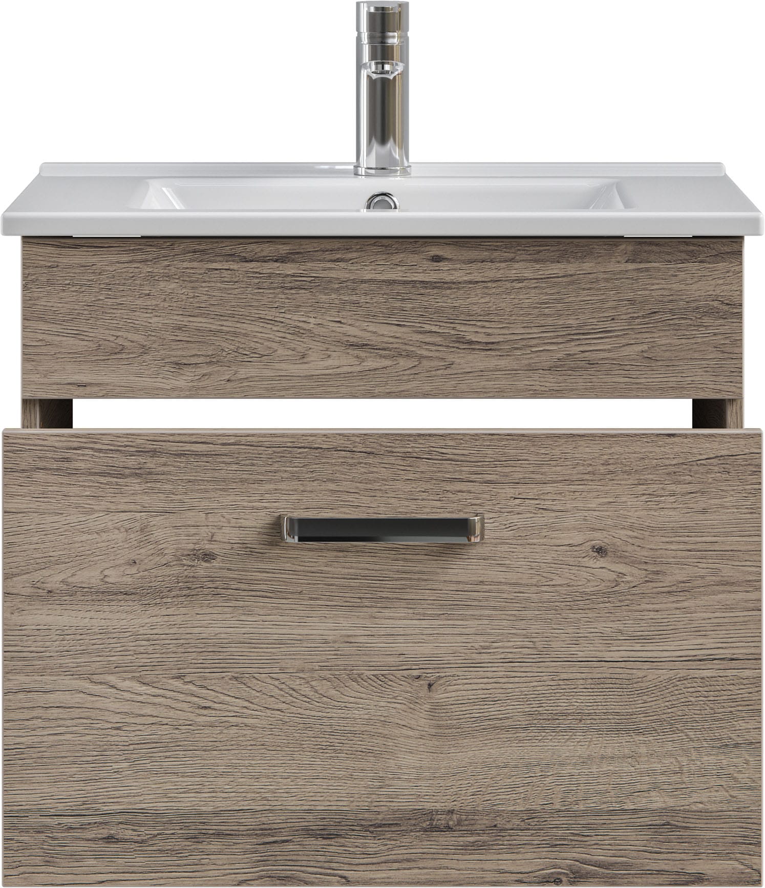Saphir Badmöbel-Set »Keramikwaschtisch mit Waschtischunterschrank« Set, 2 Stk. tlg.