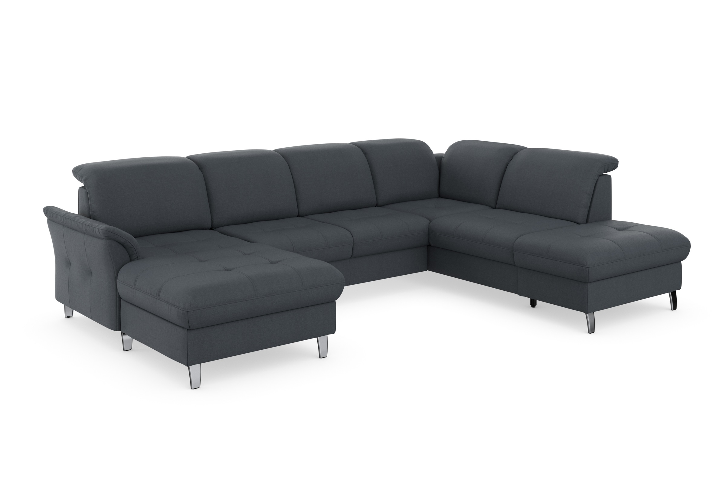 sit&more Wohnlandschaft »Maggiore U-Form«, wahlweise mit Kopfteilverstellung, Bettfunktion und Stauraum