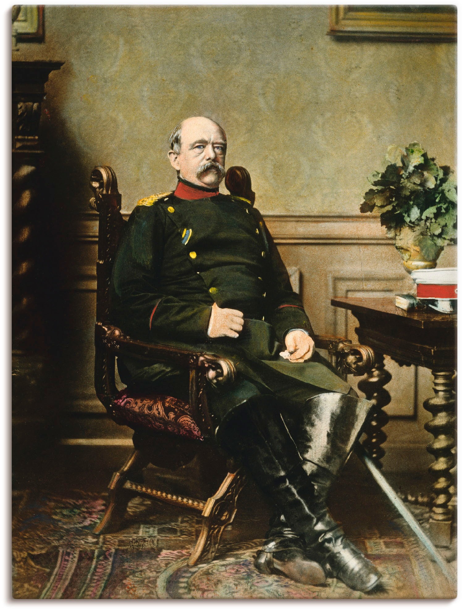 Artland Wandbild "Otto von Bismarck", Menschen, (1 St.), als Leinwandbild, günstig online kaufen