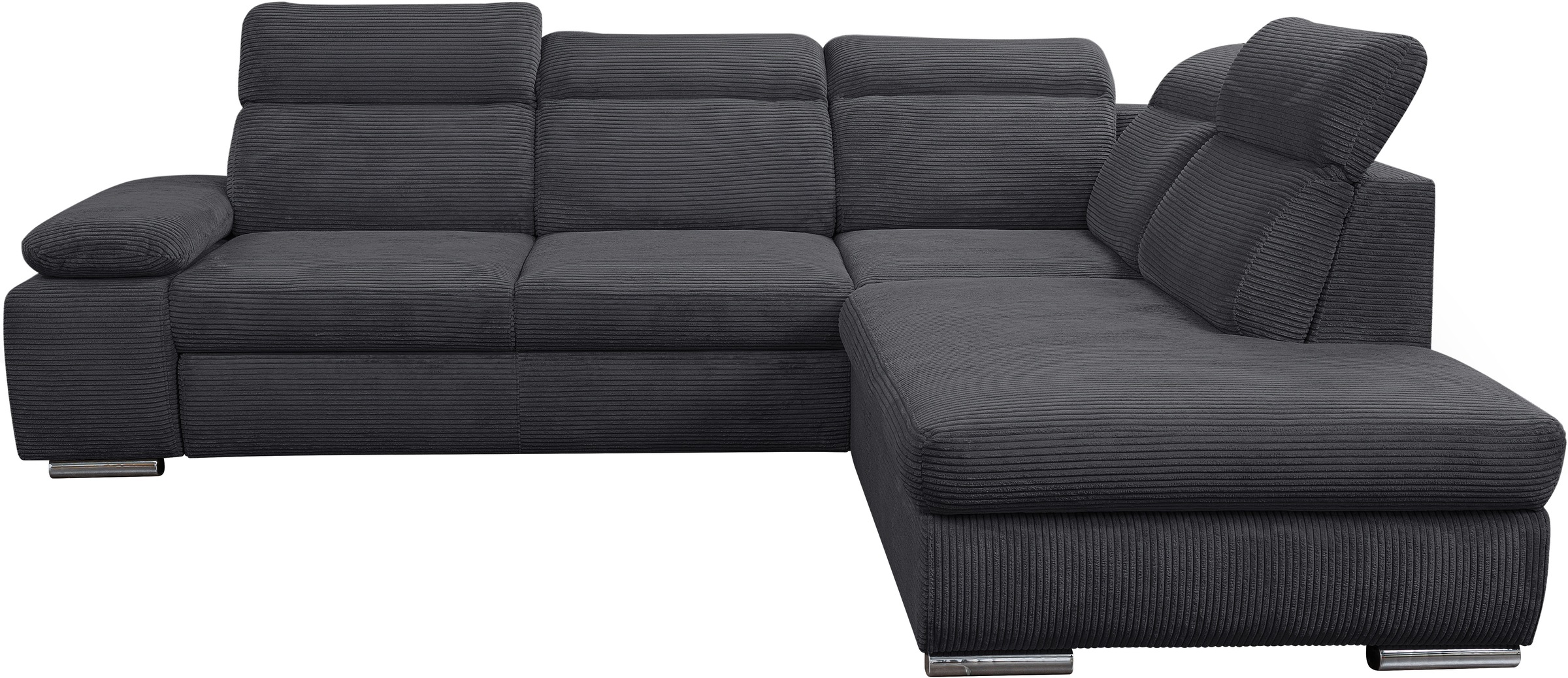 WERK2 Ecksofa »Alicante Cord, inkl. Bettfunktion & Bettkasten, Breite 280cm günstig online kaufen