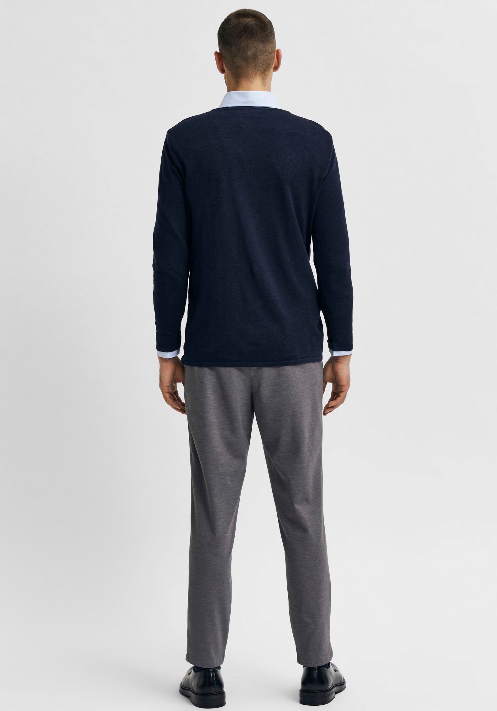 SELECTED HOMME Rundhalspullover »ROME KNIT«