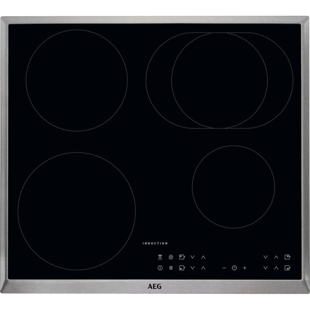 AEG Induktions-Kochfeld »IKB6431AXB«, IKB6431AXB, mit Hob²Hood - Funktion