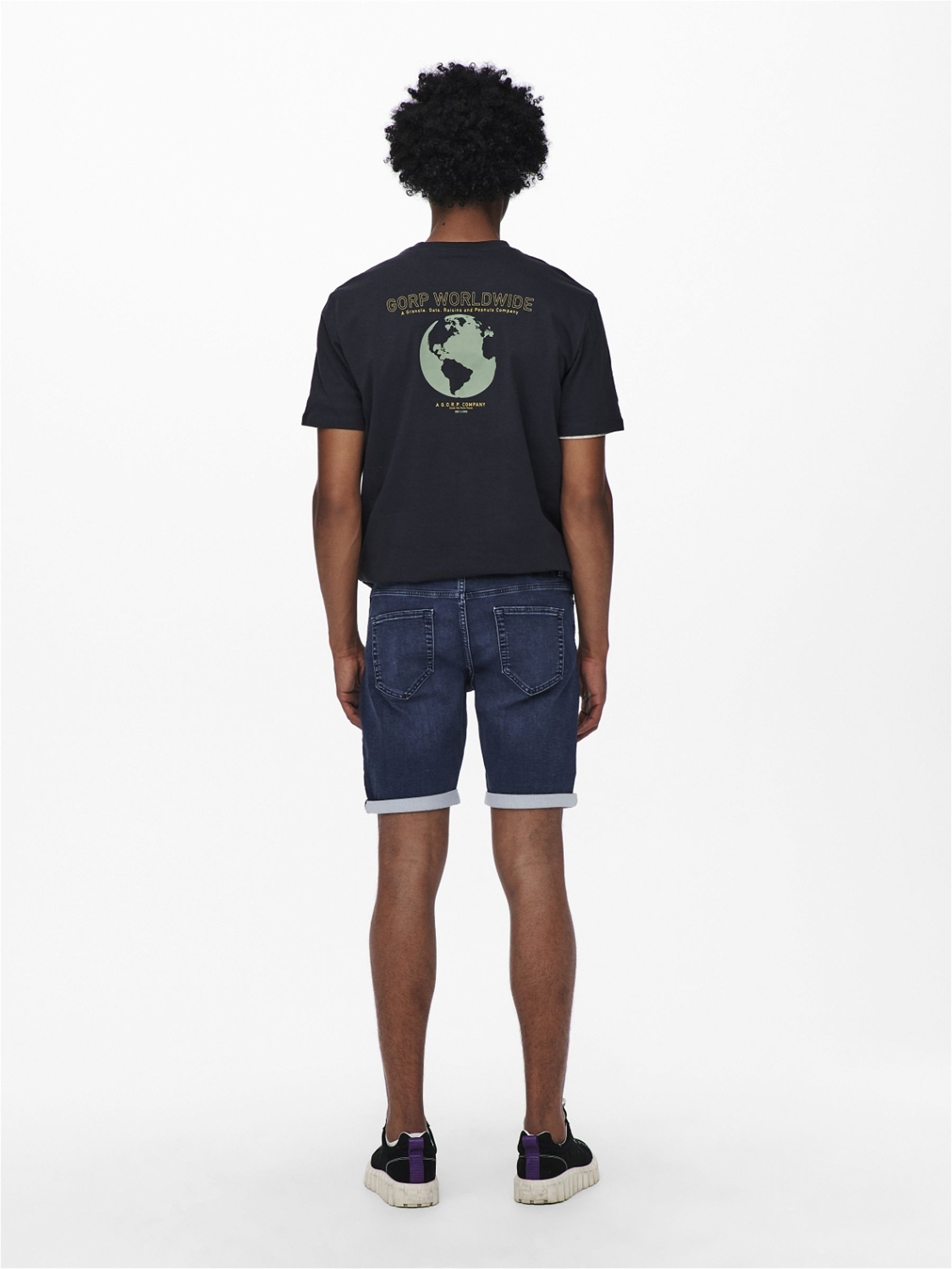 6. Bild von ONLY & SONS Jeansshorts »ONSPLY LIGHT BLUE 5189 SHORTS DNM NOOS«