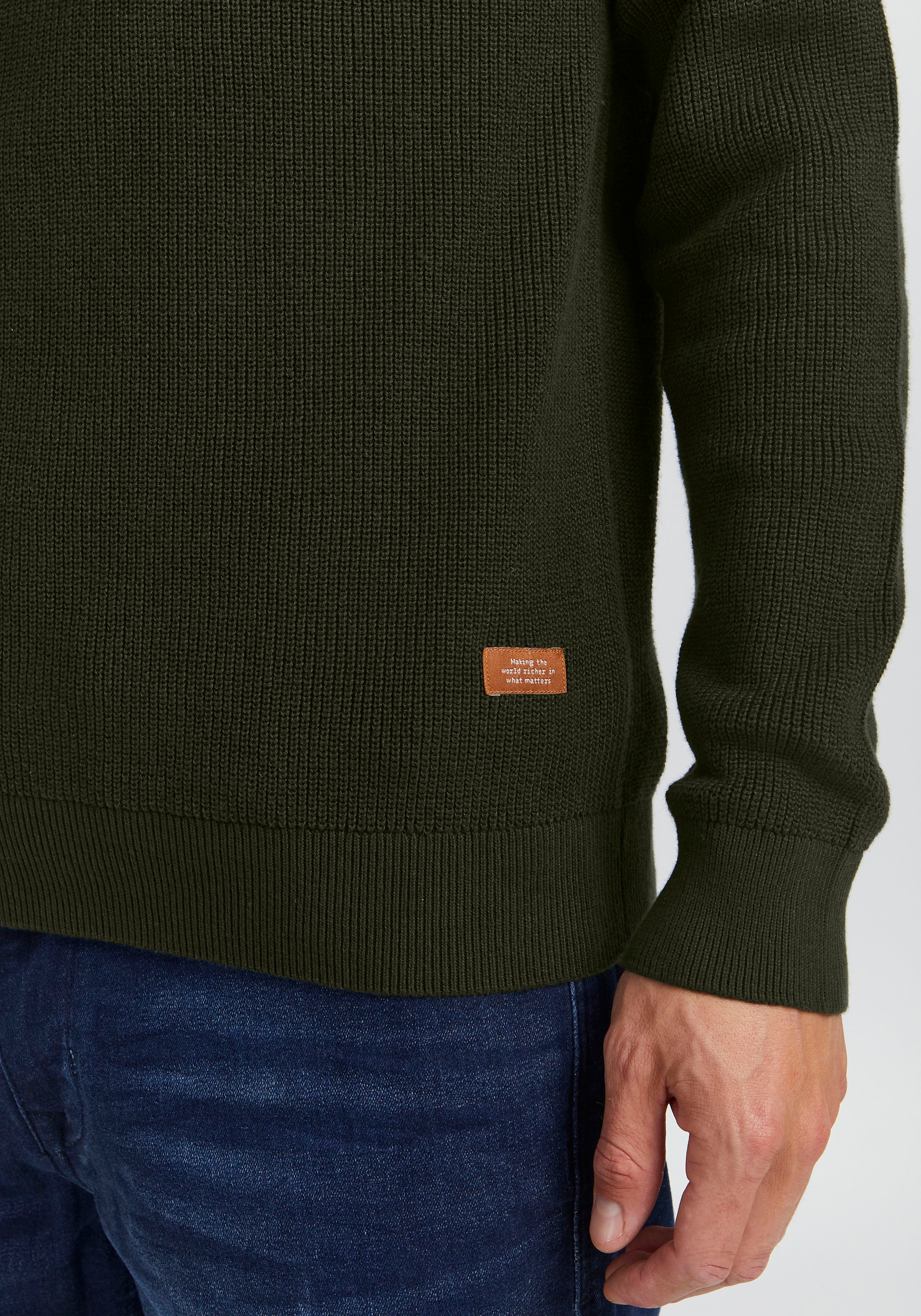 Blend Stehkragenpullover »BL Pullover BHCodford half-zipp«