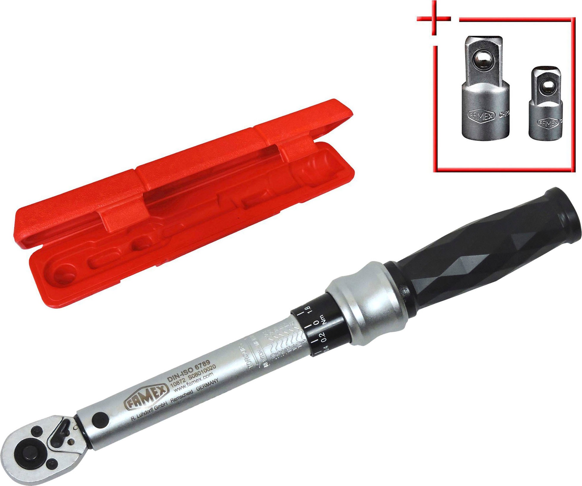 FAMEX Drehmomentschlüssel »Pro R+L«, 6-30 Nm, 6,3 mm (1/4 Zoll) Antrieb  online kaufen | Drehmomentschlüssel