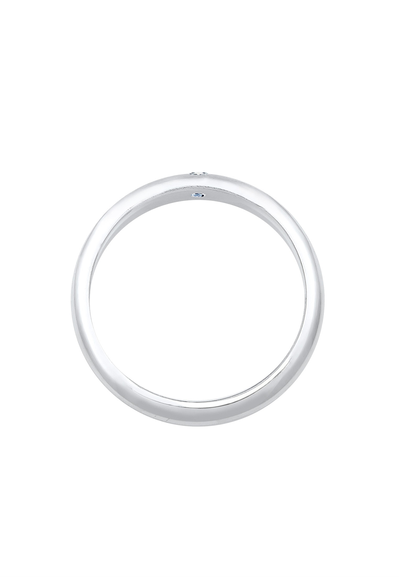 Elli DIAMONDS Verlobungsring »Solitär Verlobung Diamant (0.06 ct.) 925er Silber«