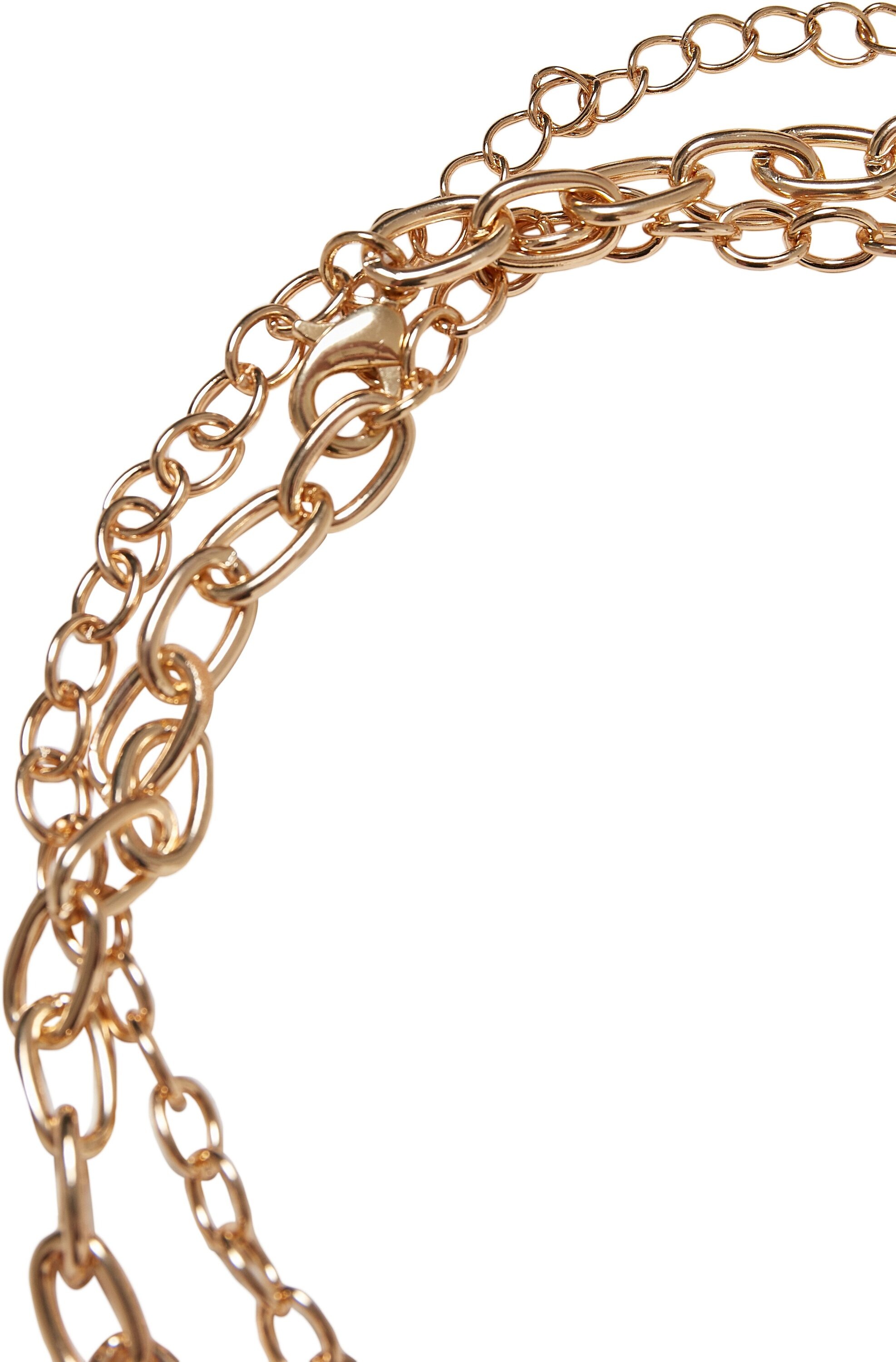 URBAN CLASSICS Edelstahlkette Golden Diamond »Accessoires online Necklace« bestellen Zodiac