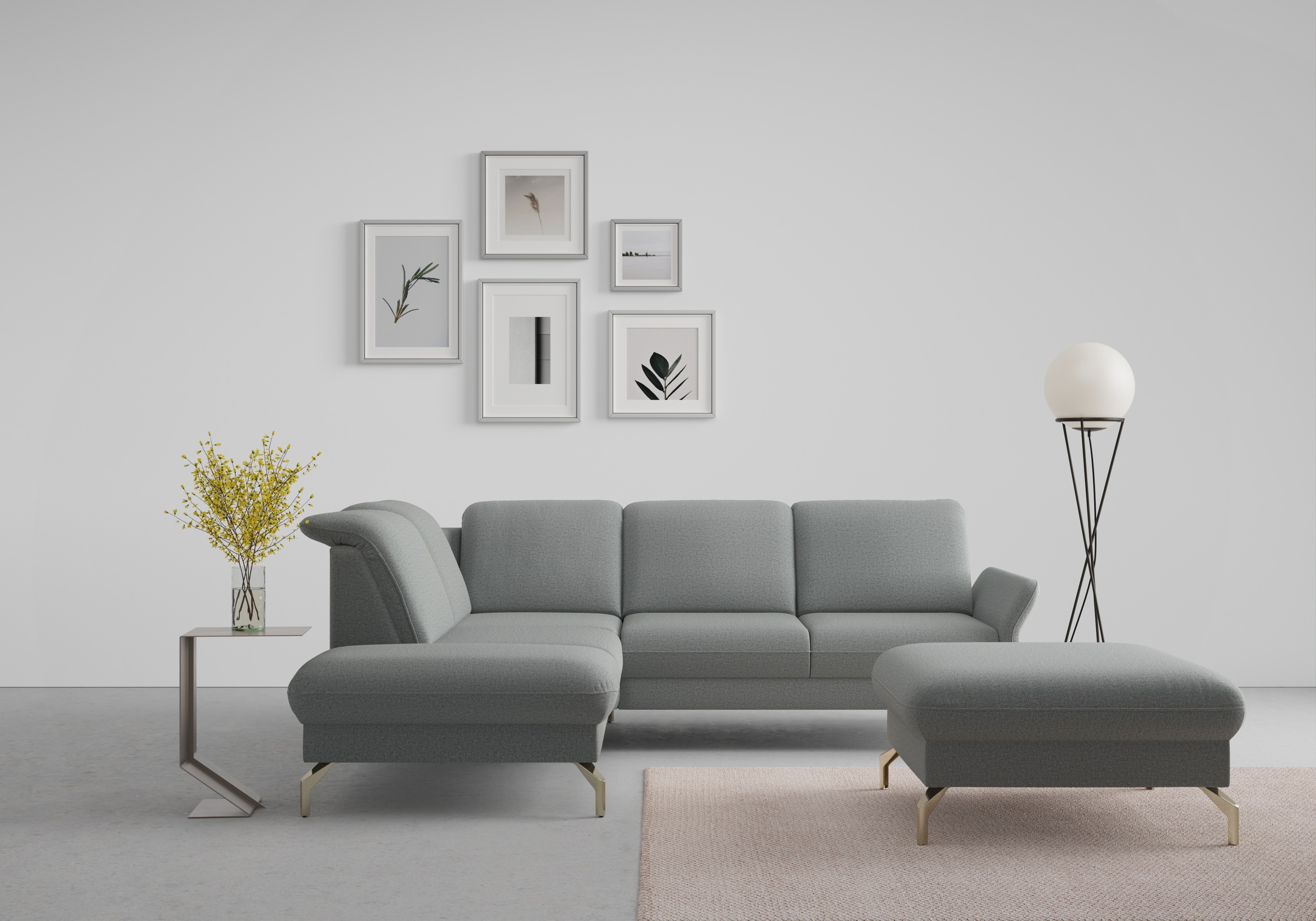 sit&more Ecksofa »Fashion L-Form«, wahlweise mit Kopfteilverstellung, Vorzi günstig online kaufen