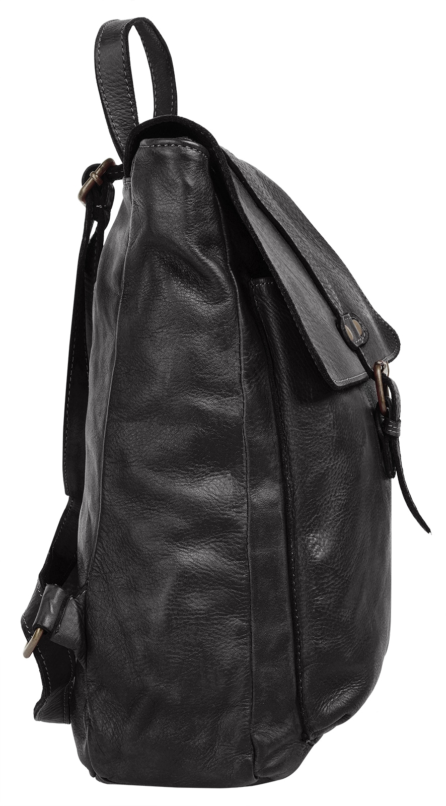 Samantha Look Cityrucksack, Echt Leder, Made in Italy