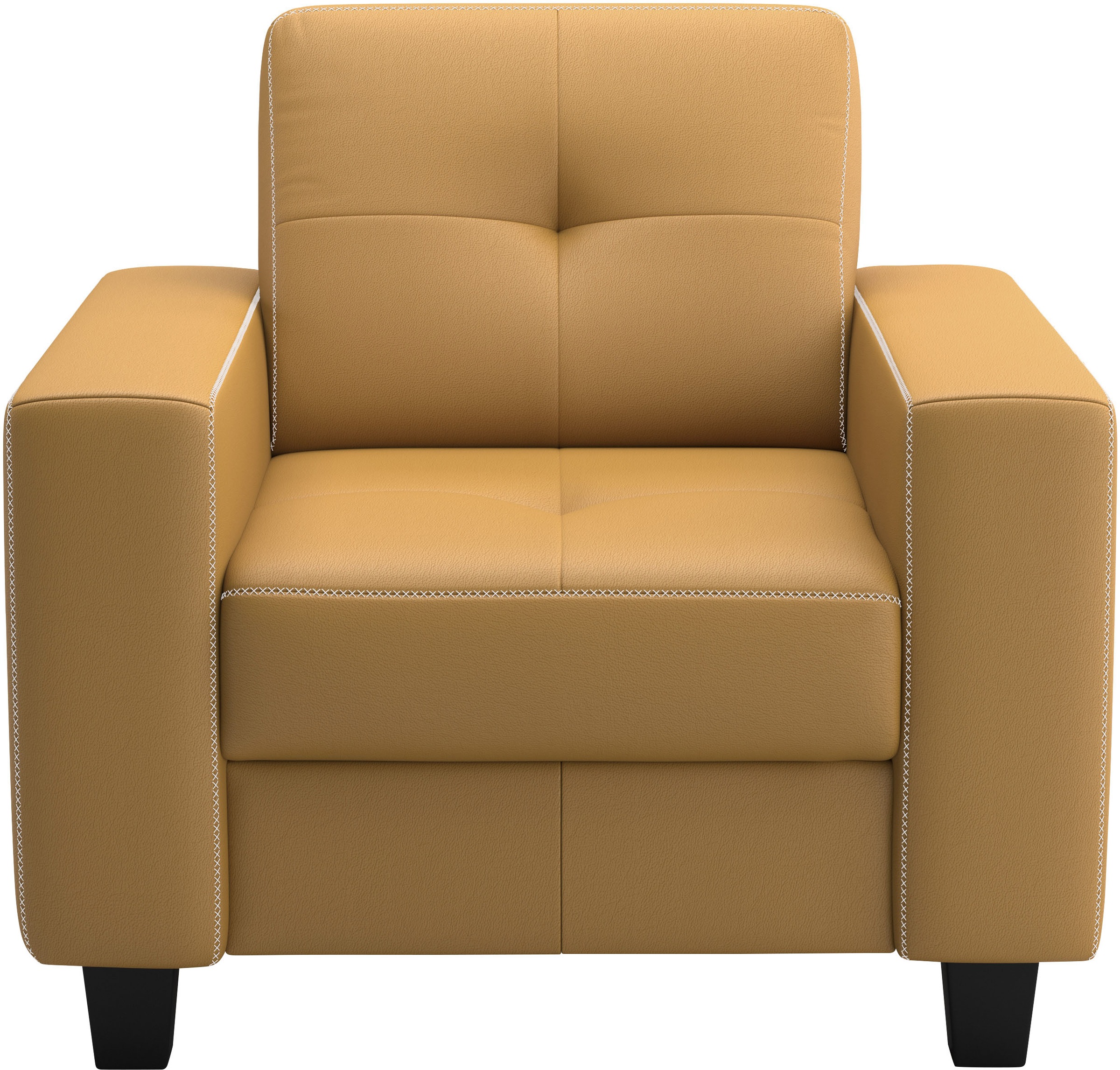 Home affaire Sessel »Varese« Kreuznaht in beige günstig online kaufen